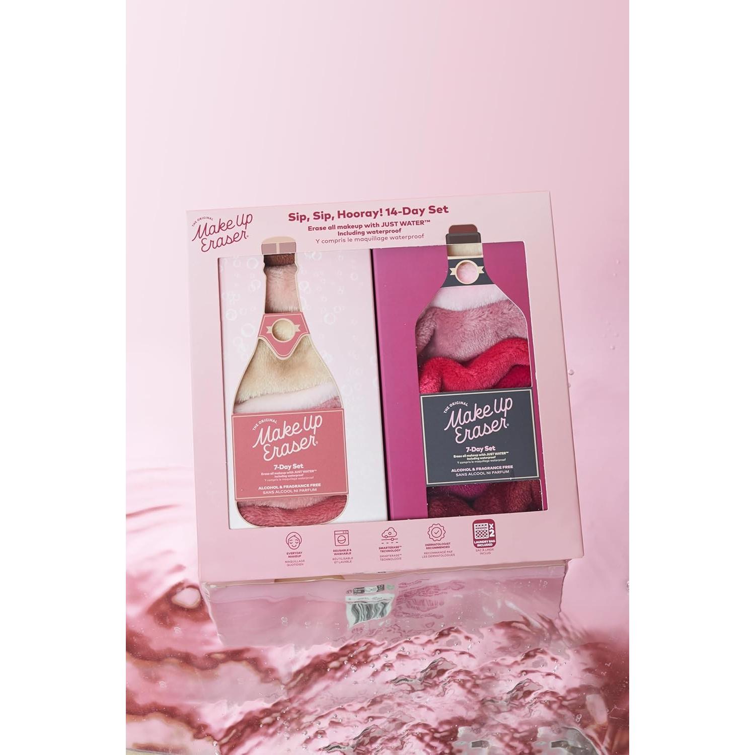 MakeUp Eraser Set de 7 Días - Elimina Maquillaje con Agua