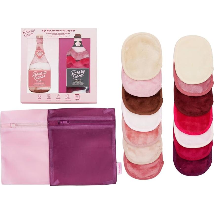 MakeUp Eraser Set de 7 Días - Elimina Maquillaje con Agua