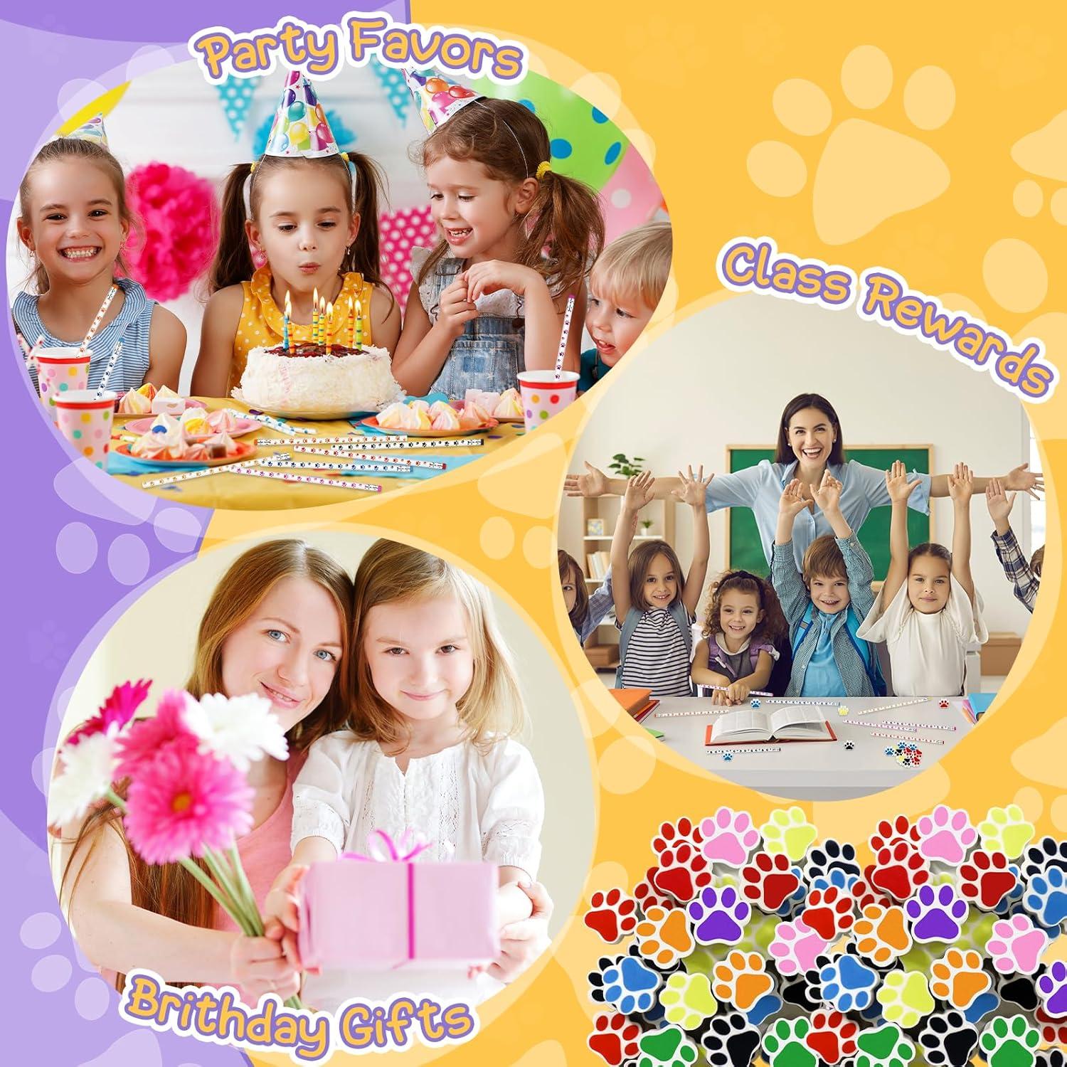 Conjunto 48 Piezas Lápices y Gomas de Borrar Weecent