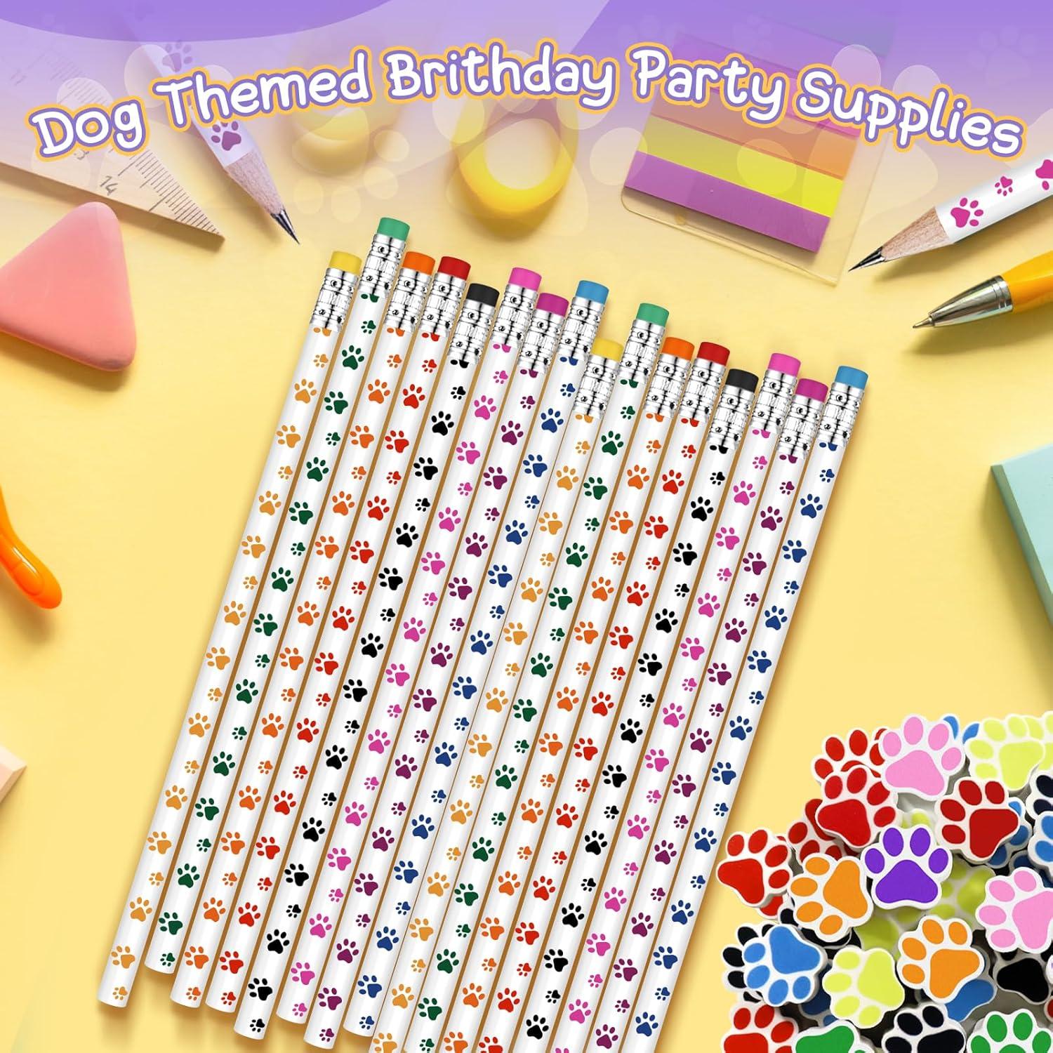 Conjunto 48 Piezas Lápices y Gomas de Borrar Weecent