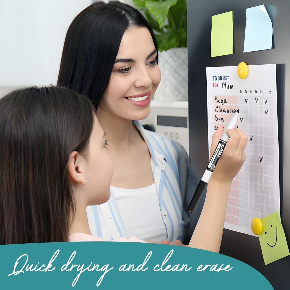 Juego de Marcadores Borrables Fina EXTRIC 7 Piezas Multicolor