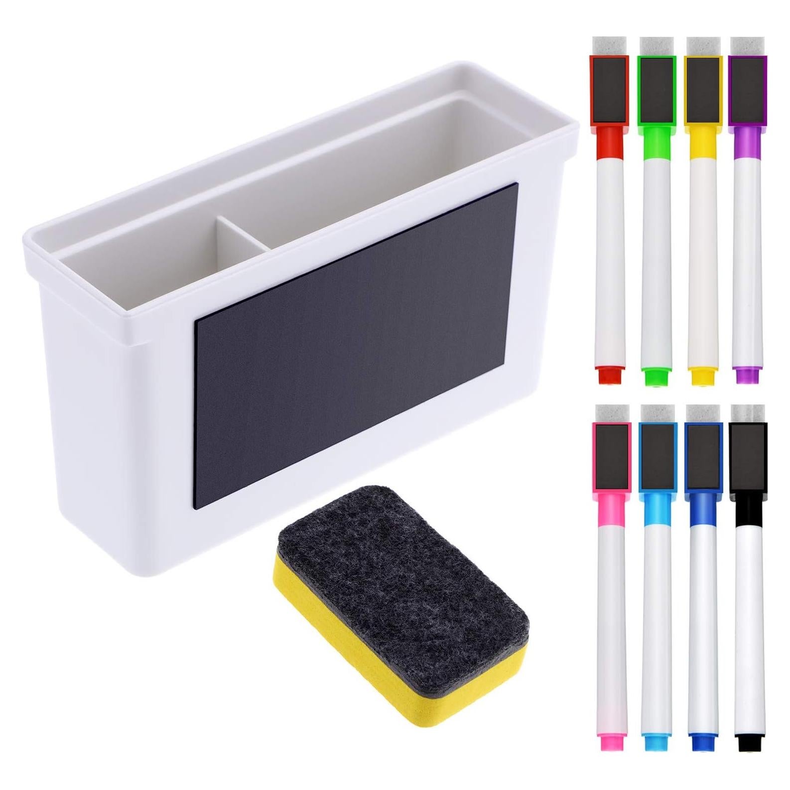 Soporte Magnético con 10 Marcadores Borrables Boao