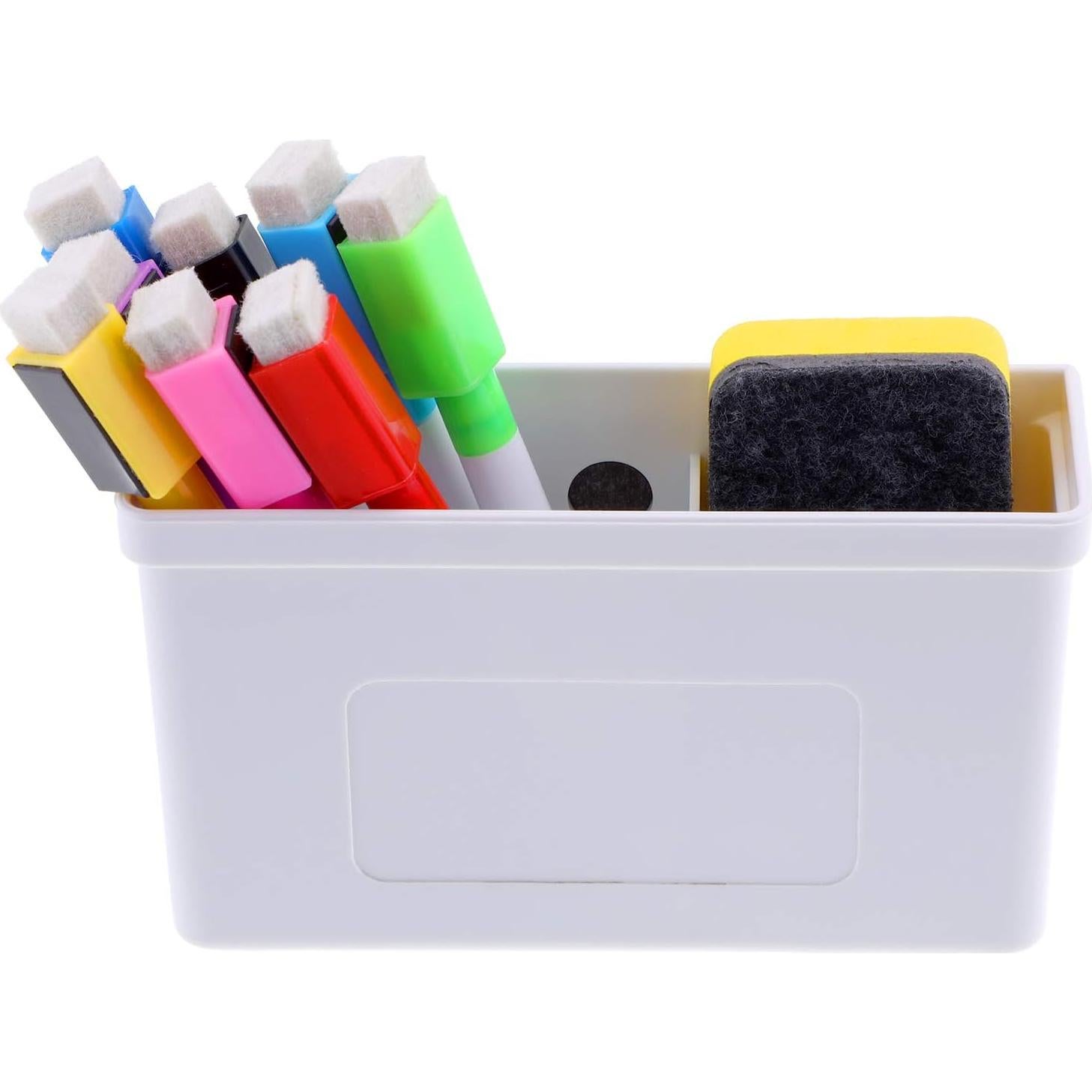 Soporte Magnético con 10 Marcadores Borrables Boao