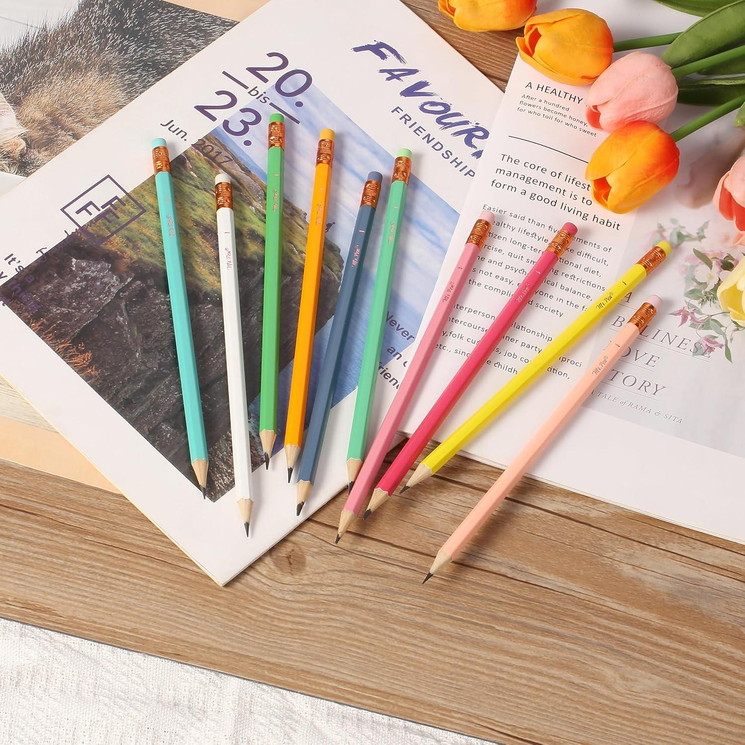 Lápices #2 HB Mr. Pen, Paquete de 10, Mina Negra, Madera