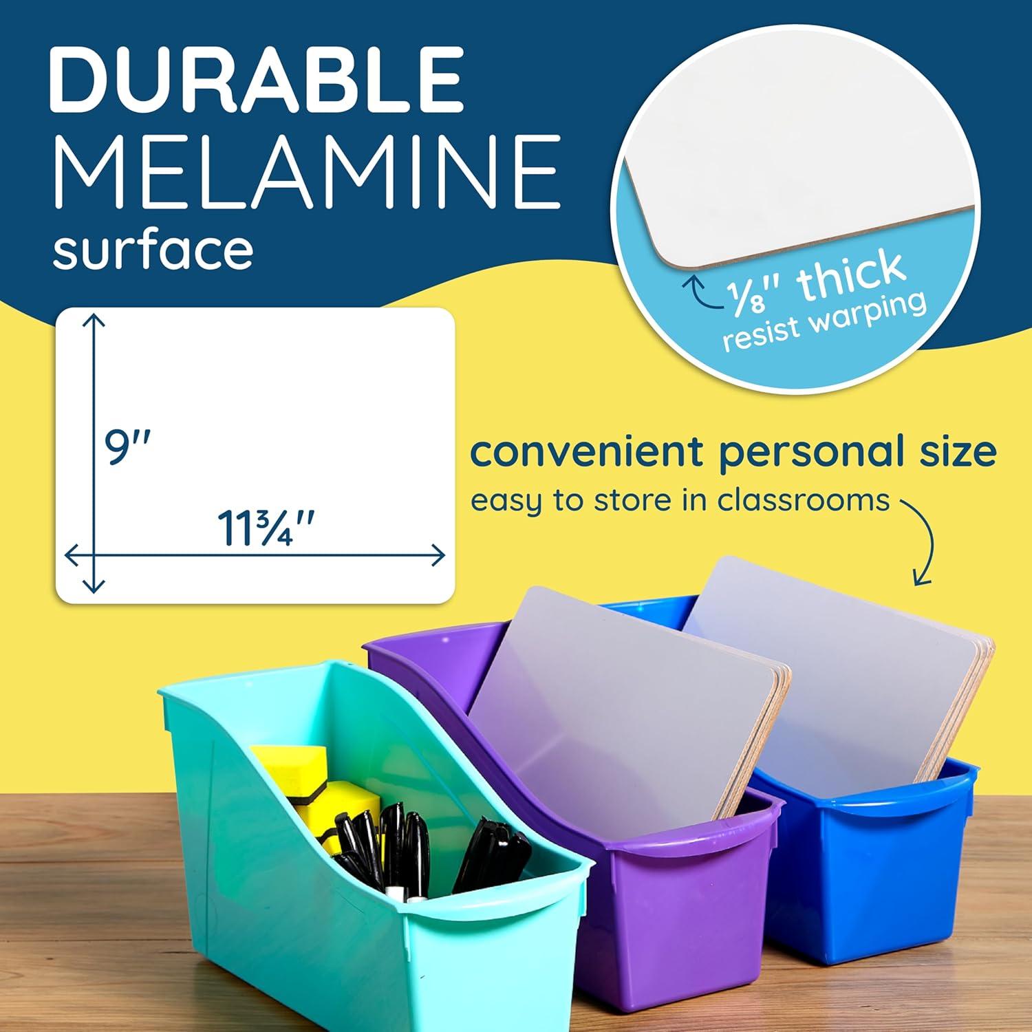 Paquete de 30 Tableros de Borrado en Seco Mini Blue Summit