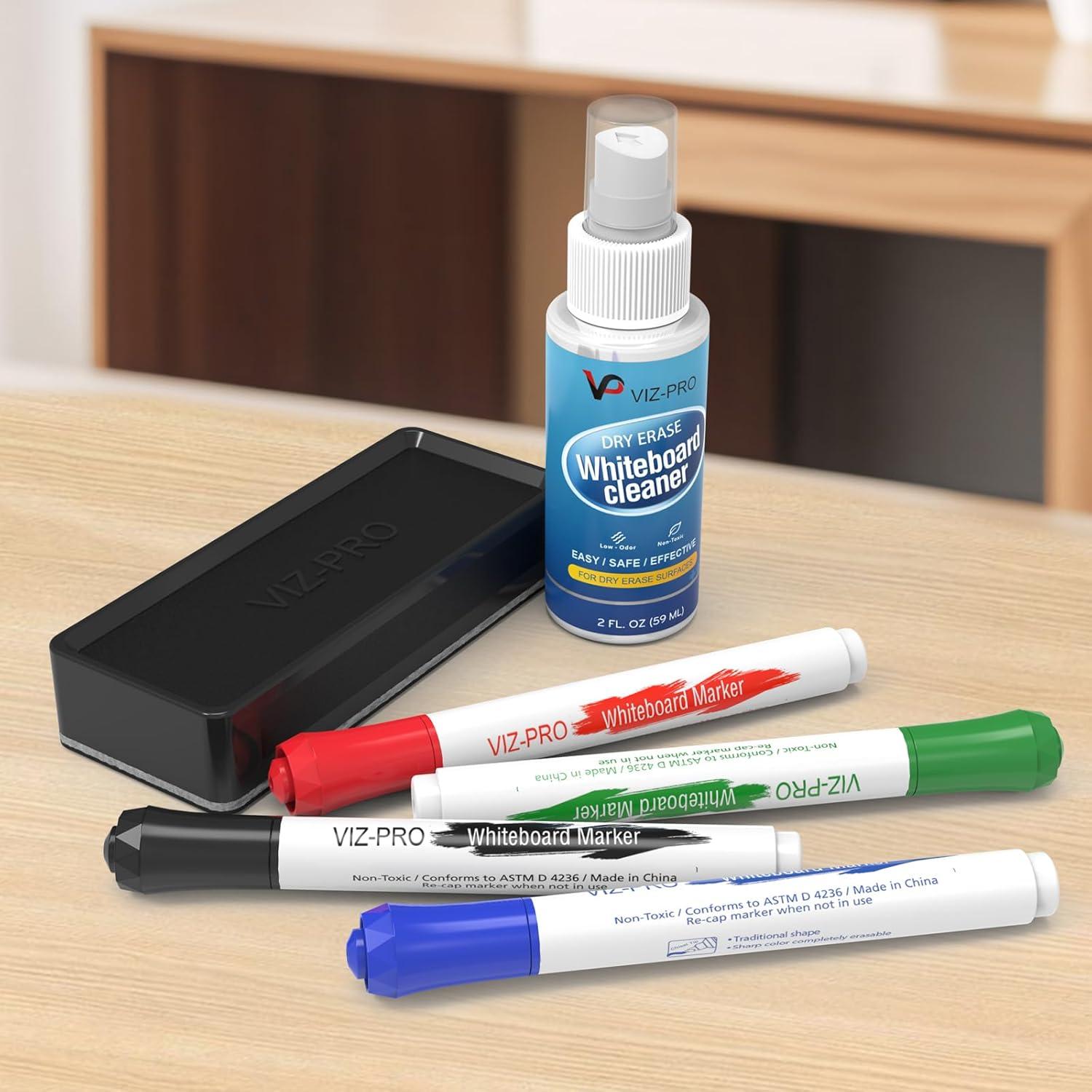 Juego de Marcadores de Borrado en Seco VIZ-PRO, 6 Piezas