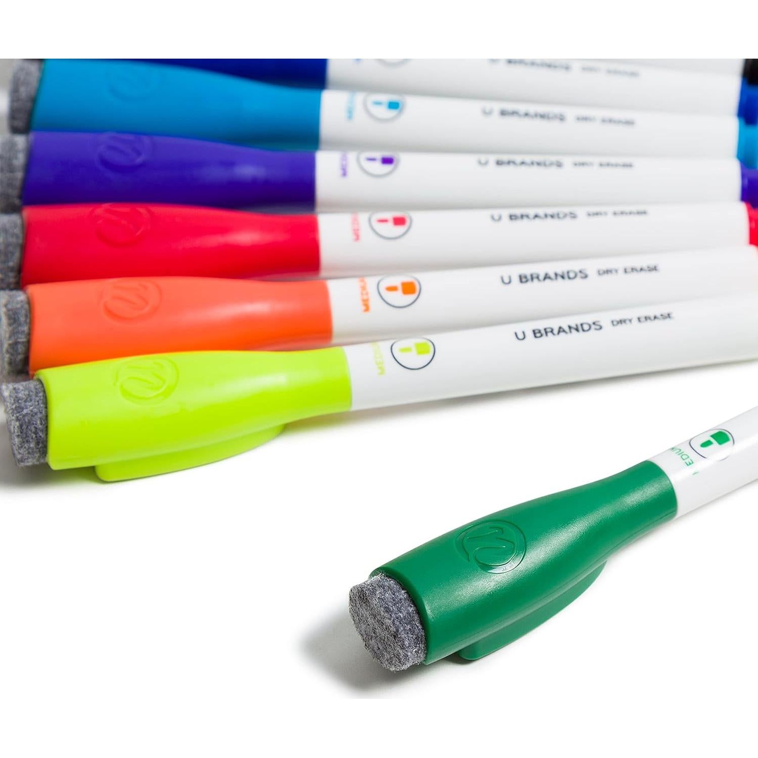 Set de 13 Marcadores de Pizarra U Brands con Borrador y Imanes