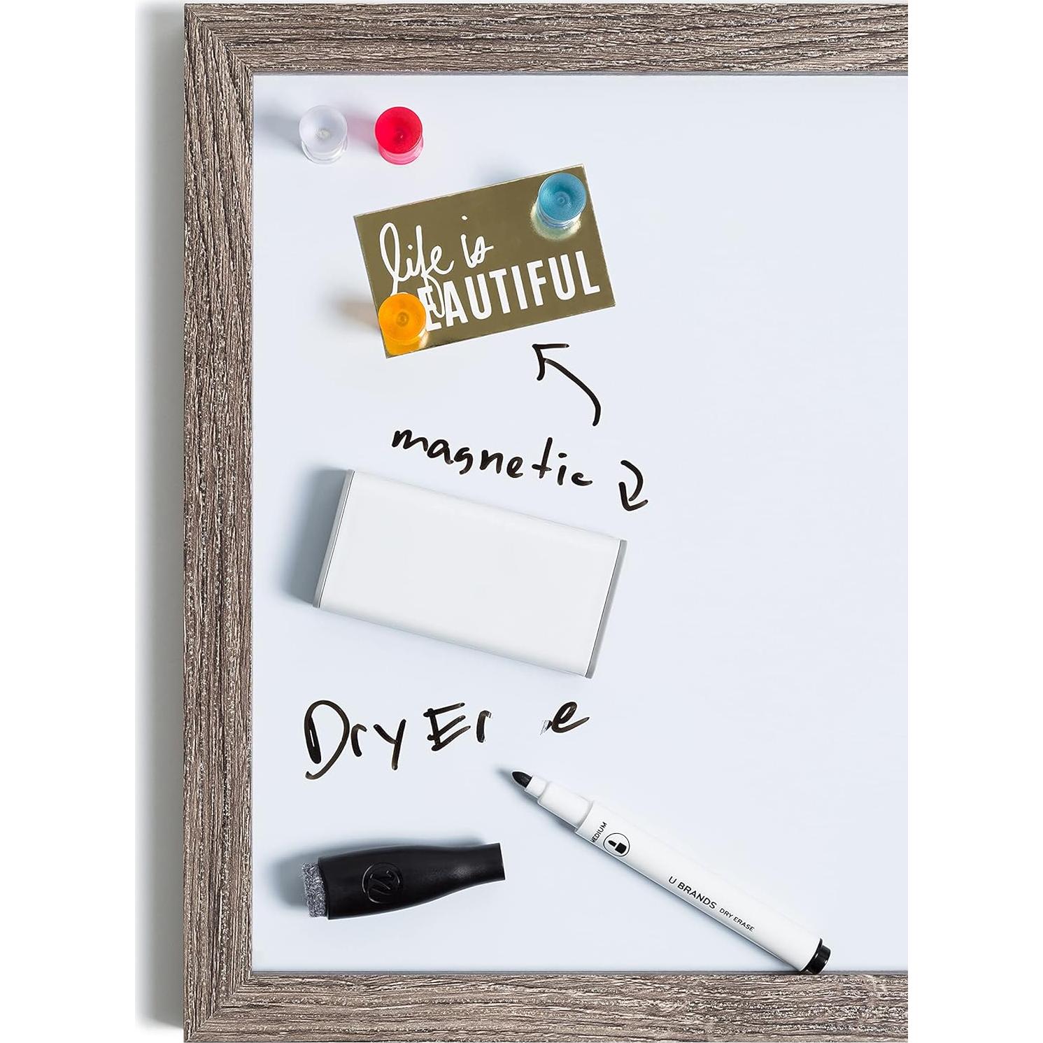 Set de 13 Marcadores de Pizarra U Brands con Borrador y Imanes