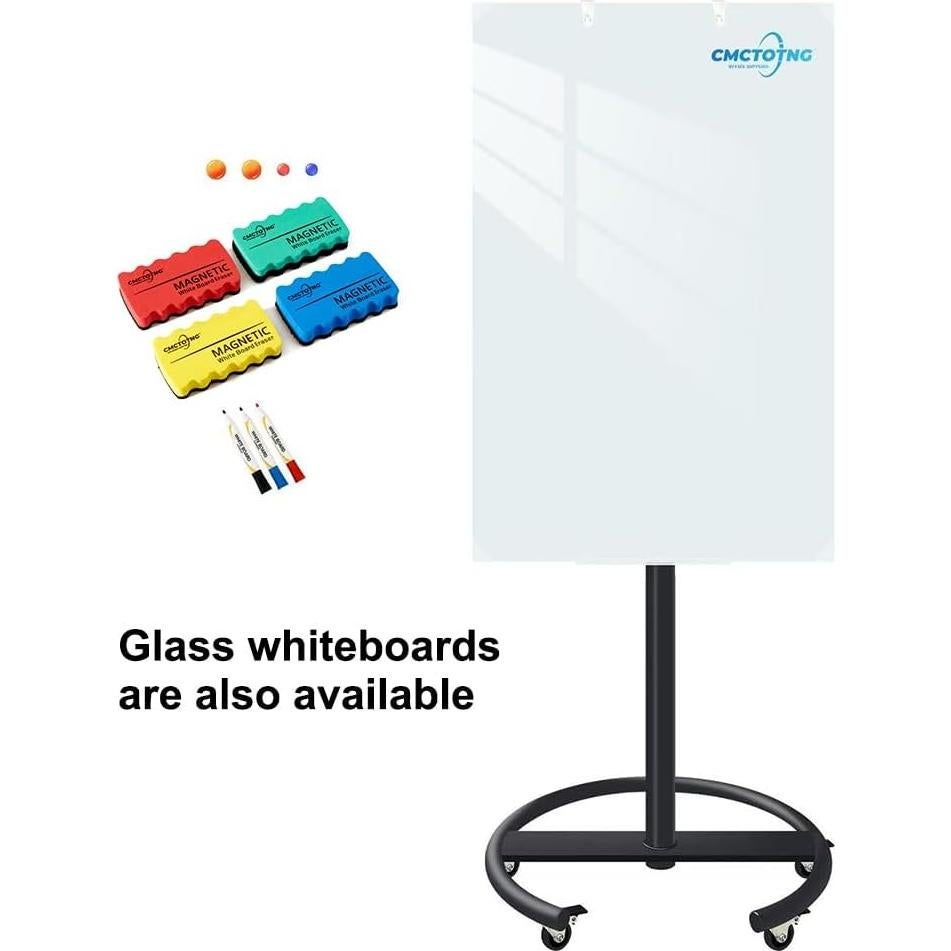Juego de 8 Borradores Magnéticos CMCTOTNG para Pizarra Blanca