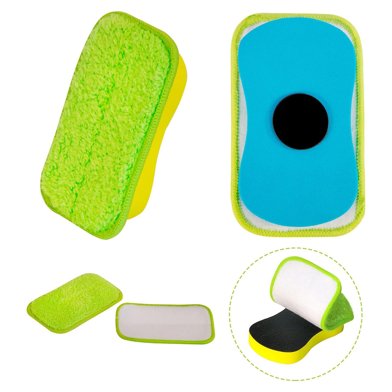 Borrador de Pizarra Microfibra OSOPOLA 2 Pcs Reutilizables