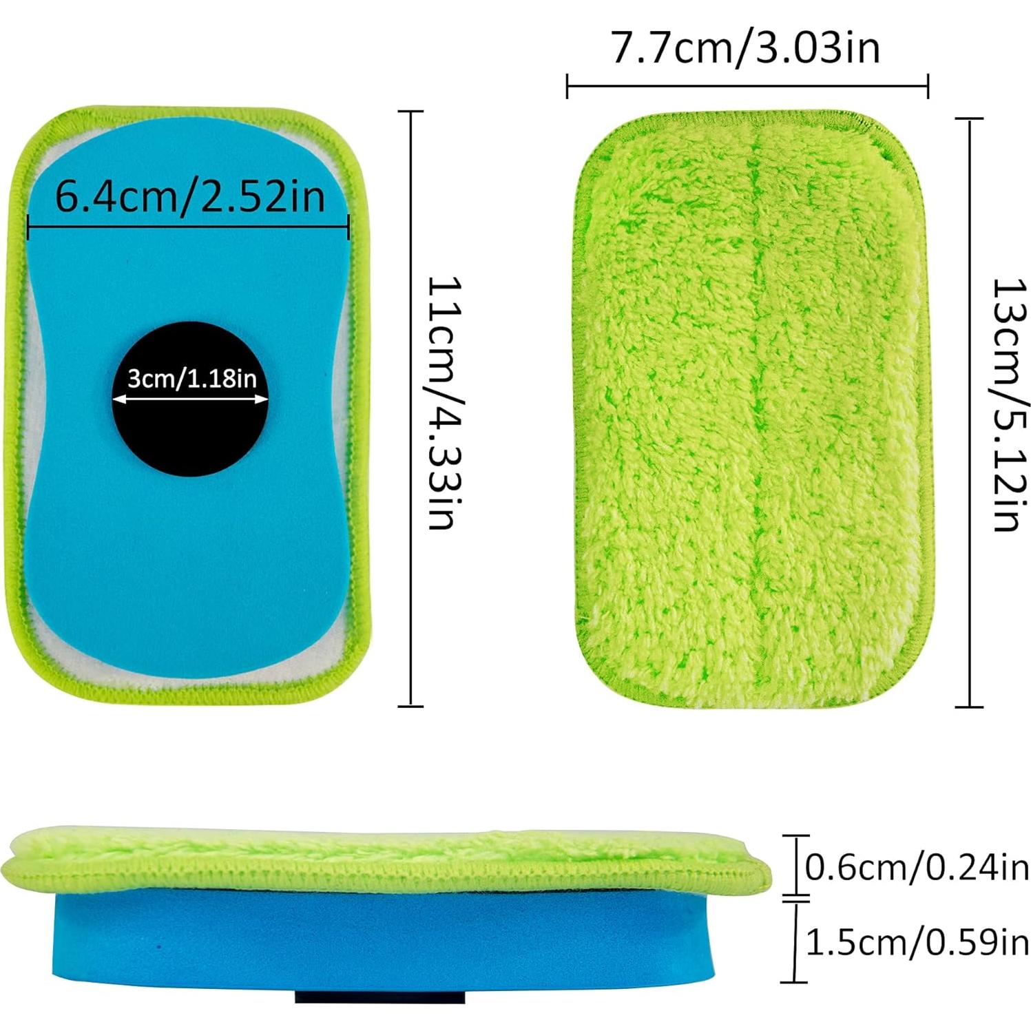 Borrador de Pizarra Microfibra OSOPOLA 2 Pcs Reutilizables