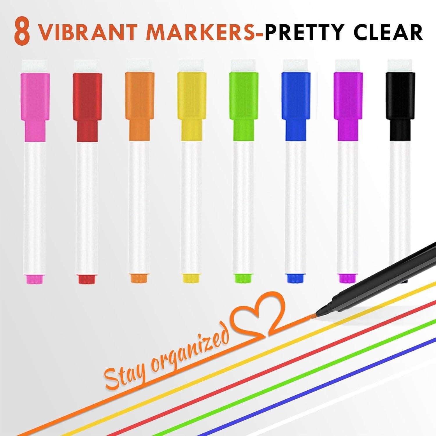 Calendario Acrílico Magnético para Nevera SWSKR 30.48x40.64cm