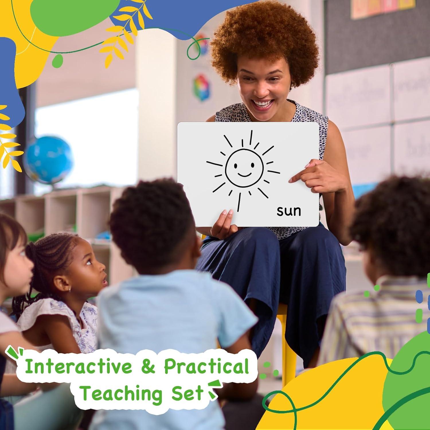 Conjunto de 30 Mini Tableros Blancos Ohuhu 22.86x30.48 cm