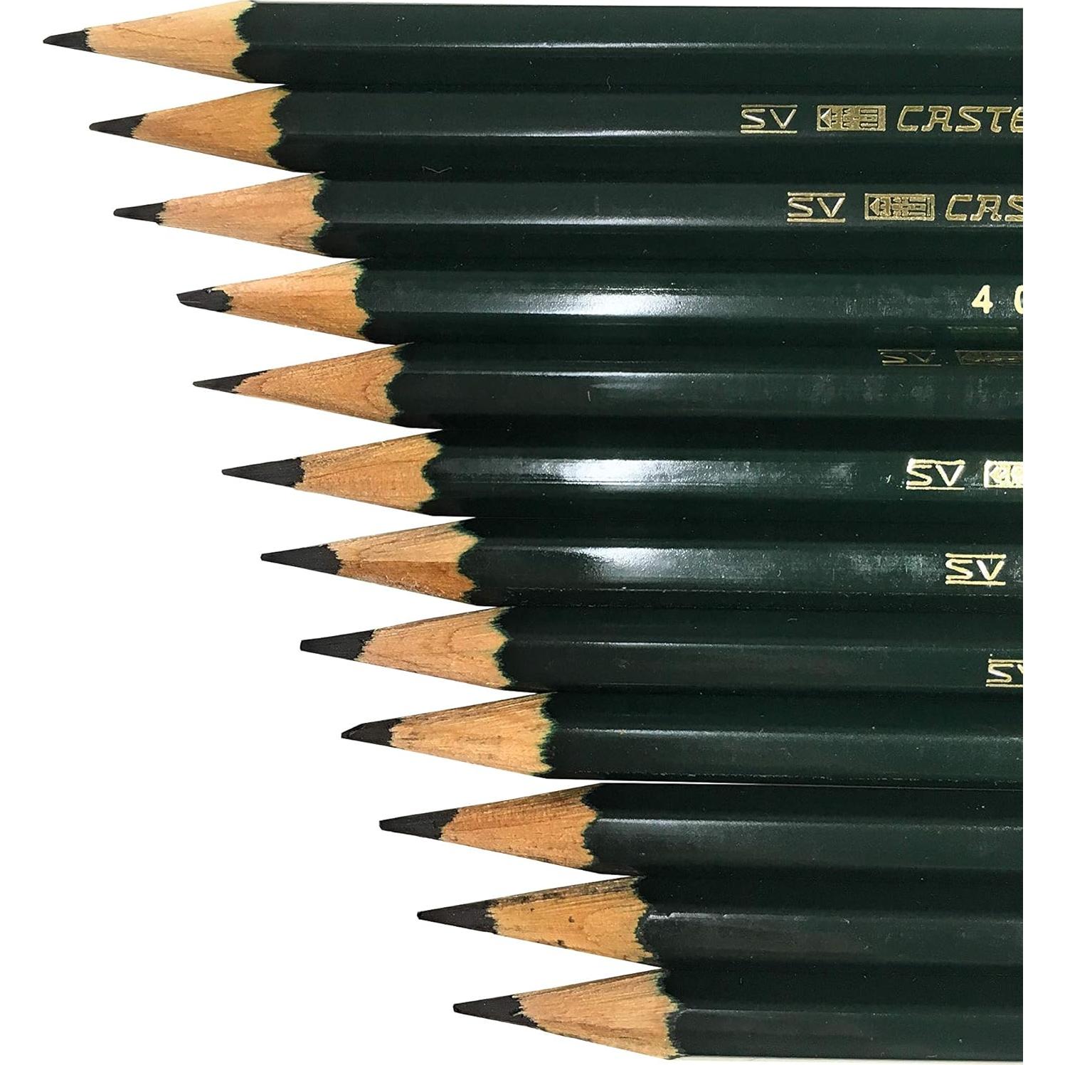 Conjunto de Lápices de Grafito Faber-Castell 9000 - 12 Piezas