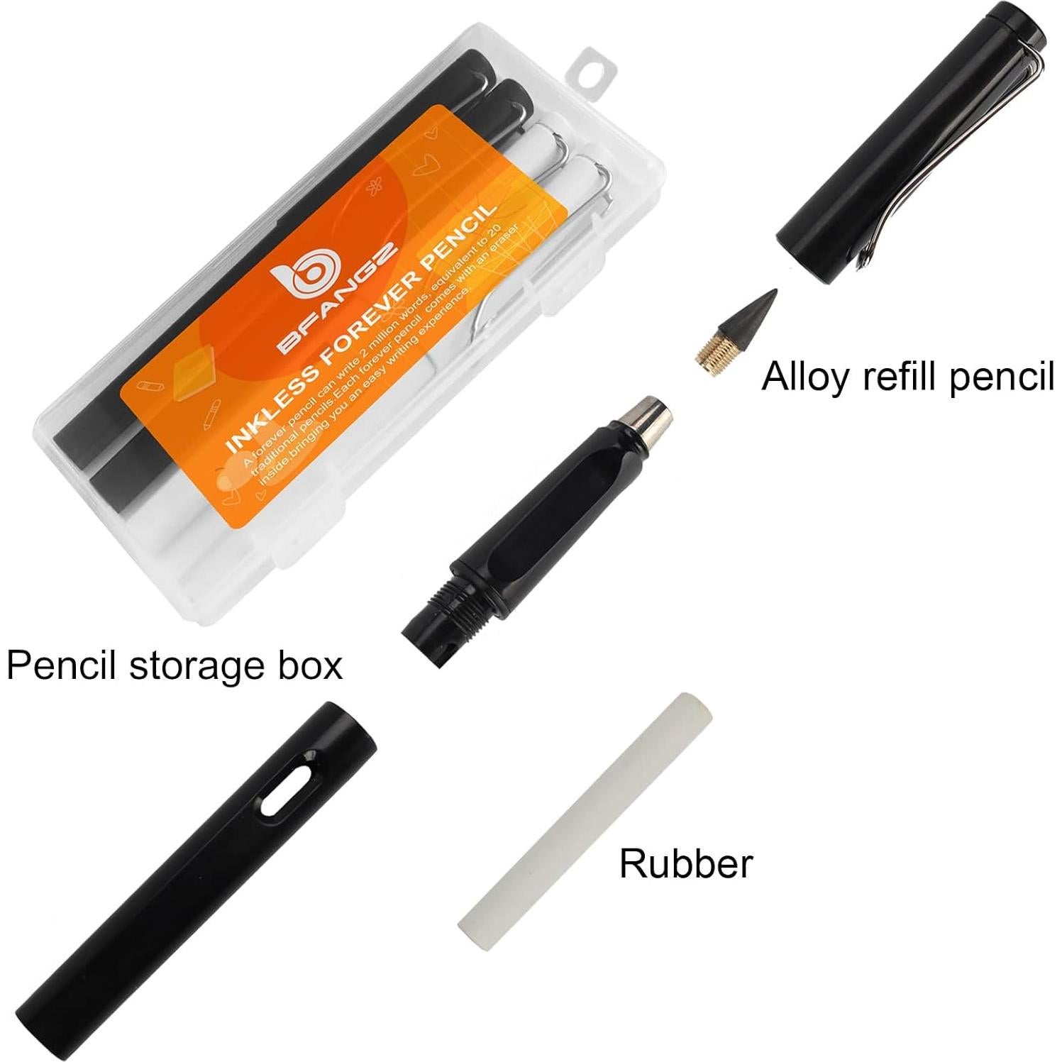 Set de Lápices Infinito BFANGZ 0.7mm con 8 Puntas y Estuche