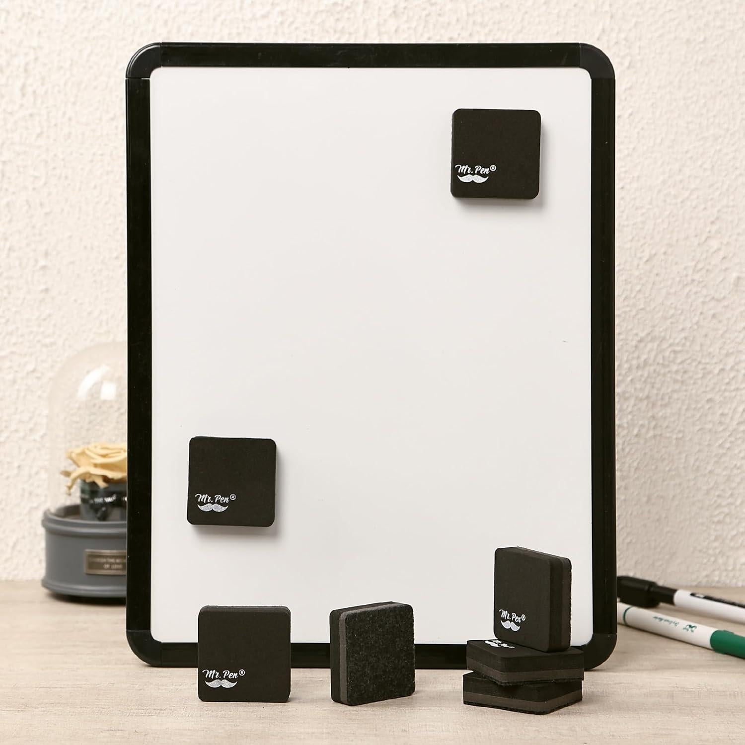 Borrador Magnético de Pizarra Blanca Mr. Pen, Set de 24