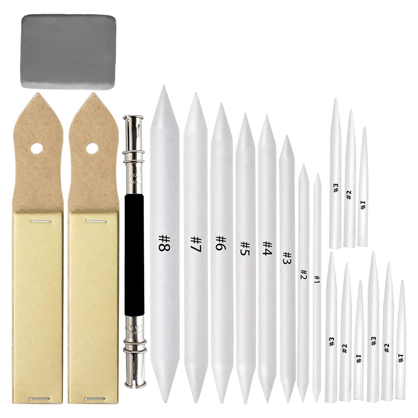 Juego de Dibujo 21 Piezas VENCINK con Puntas y Tortillones