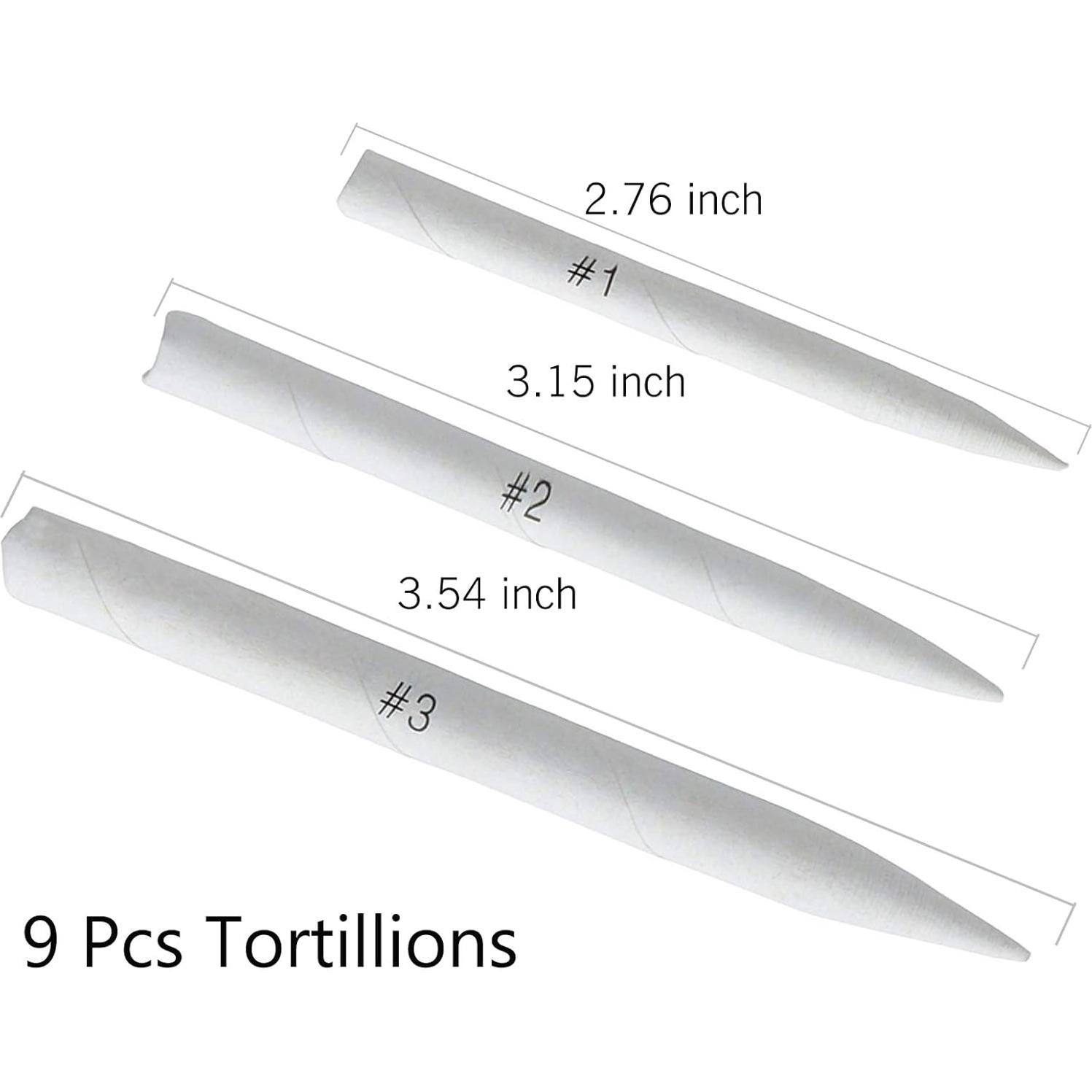 Juego de Dibujo 21 Piezas VENCINK con Puntas y Tortillones
