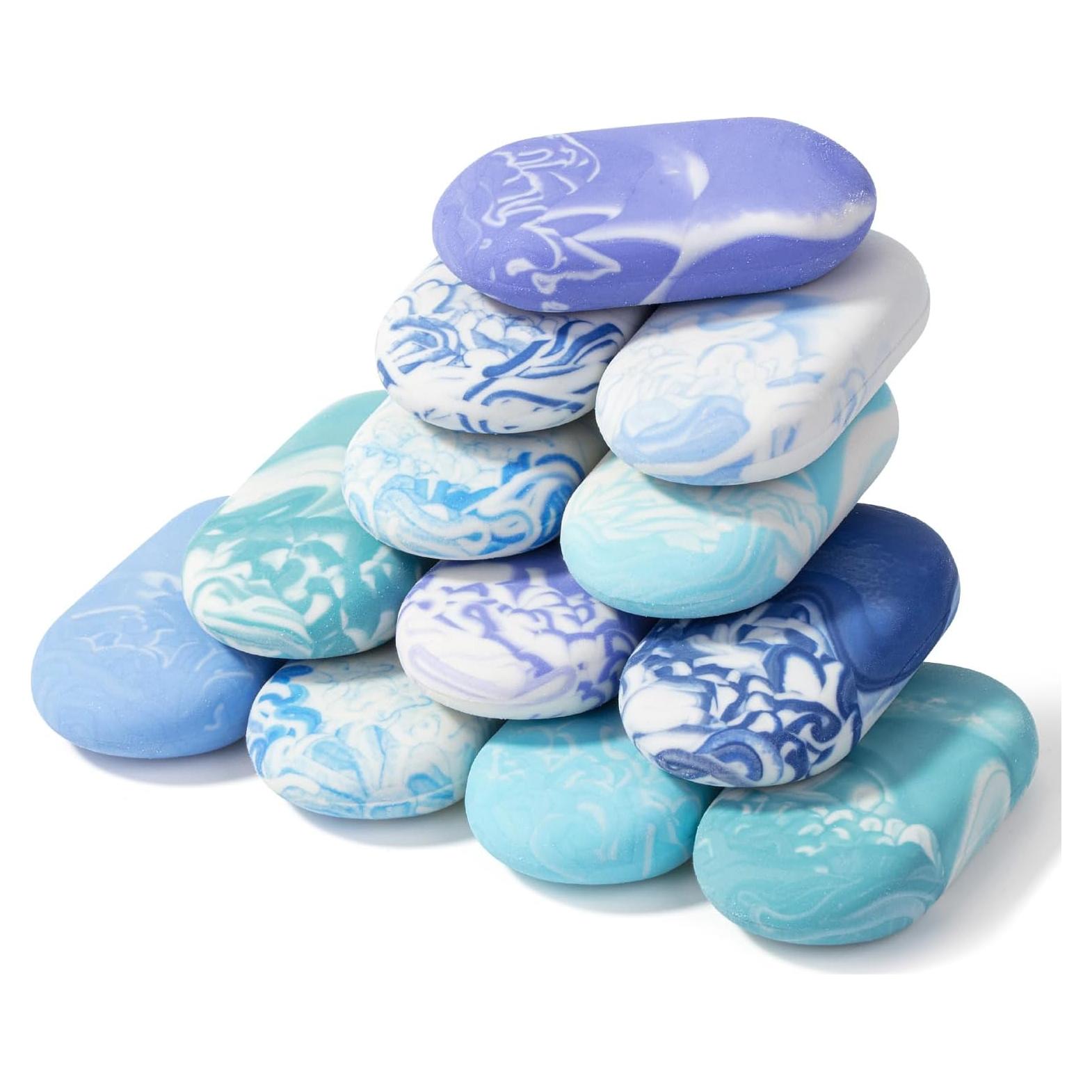 Gomas de Borrar de Mármol Mr. Pen - Paquete de 12 Colores