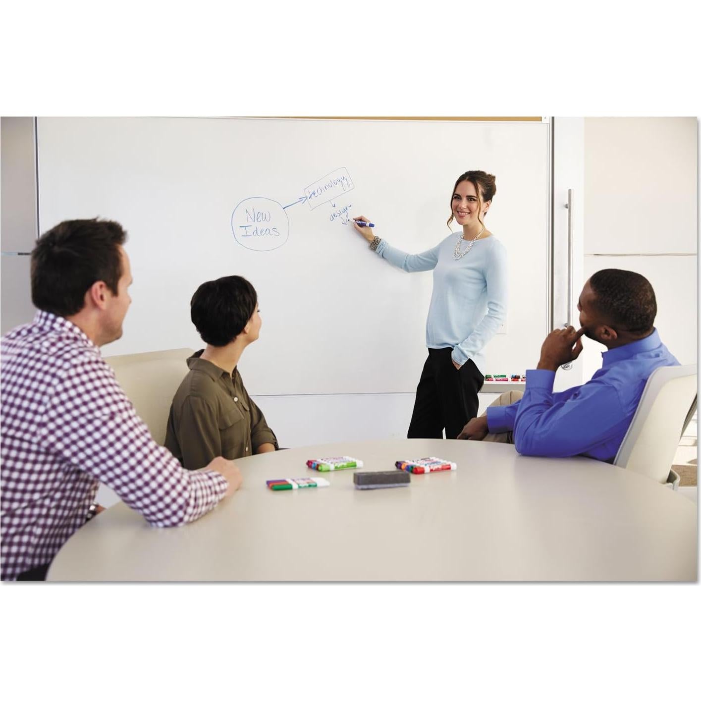 Caddy Montable para Pizarra Blanca Sanford con 4 Marcadores