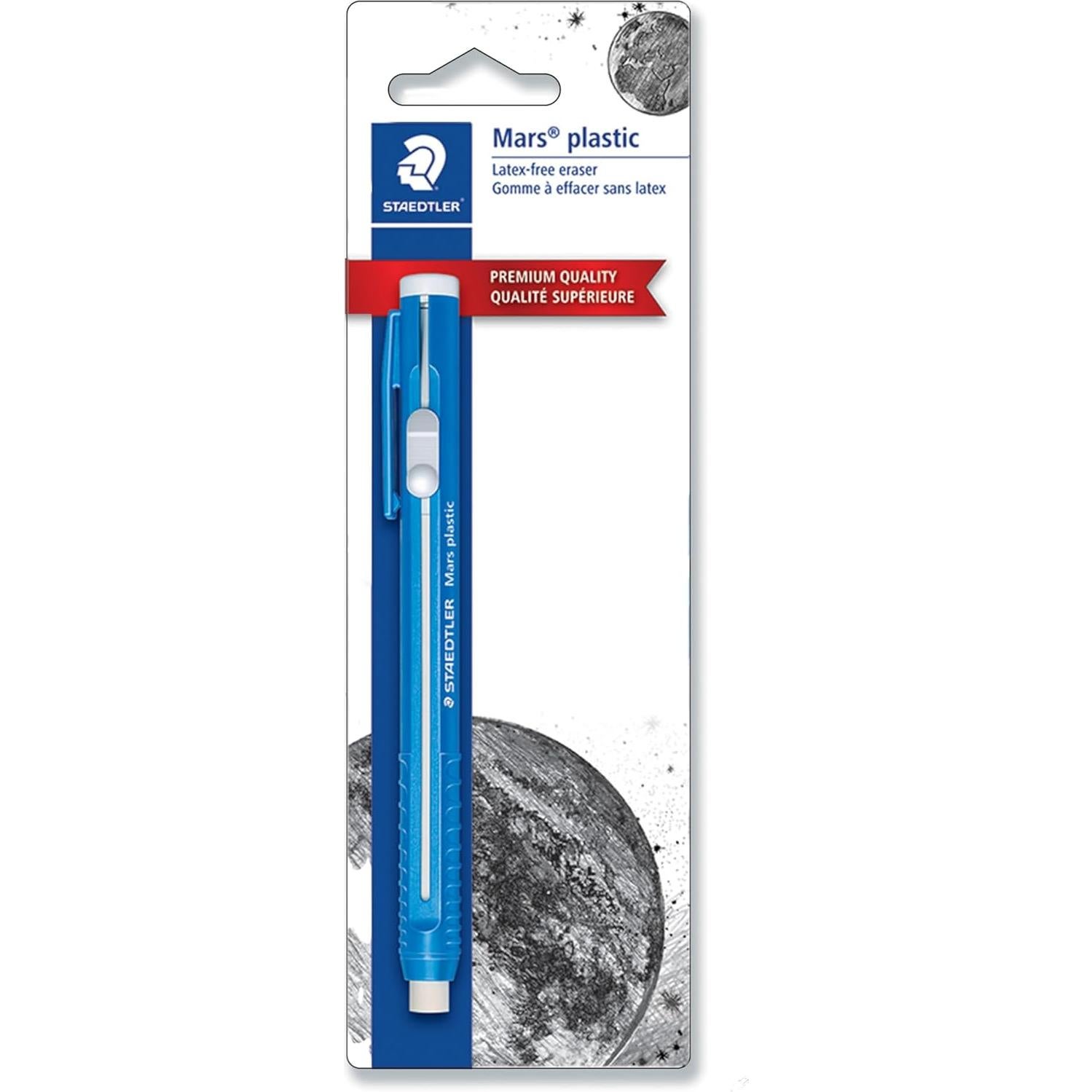 Goma de Borrar Retráctil STAEDTLER Mars Plastic Azul