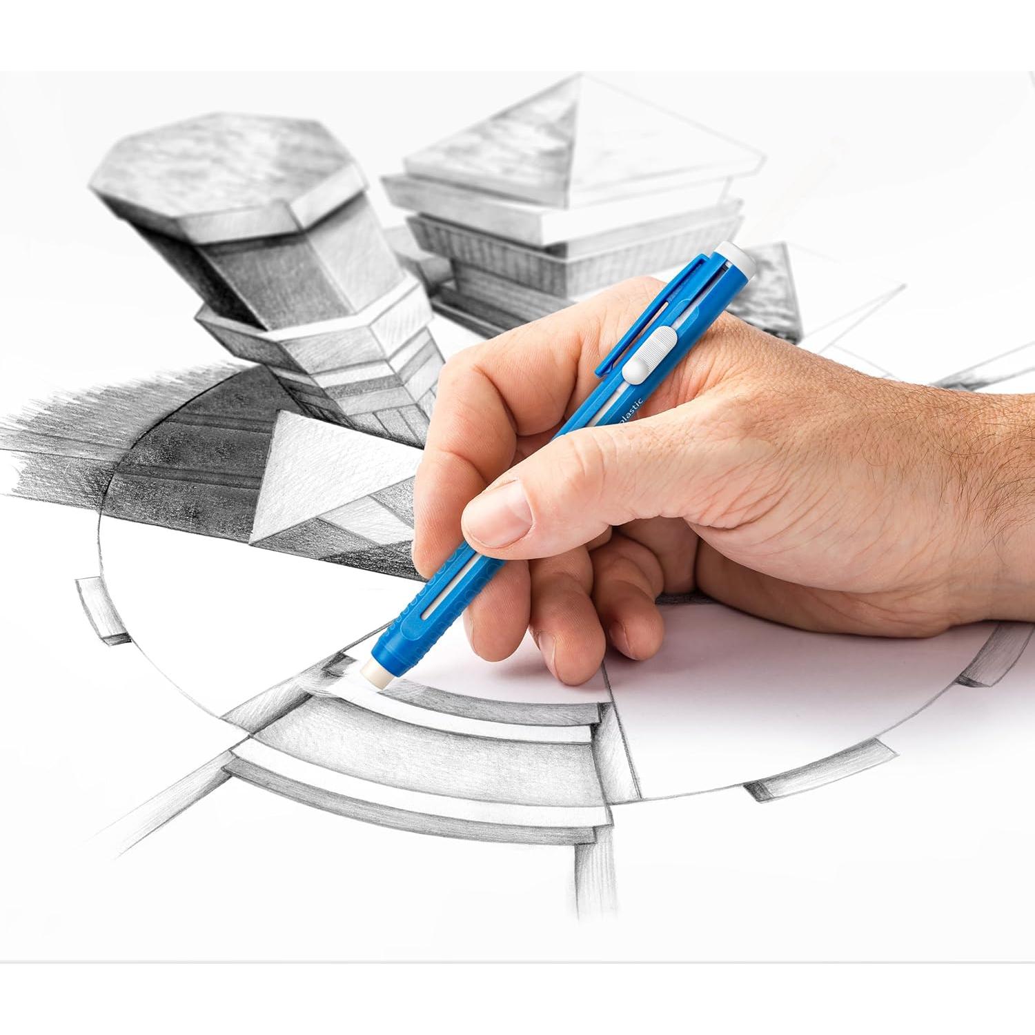 Goma de Borrar Retráctil STAEDTLER Mars Plastic Azul
