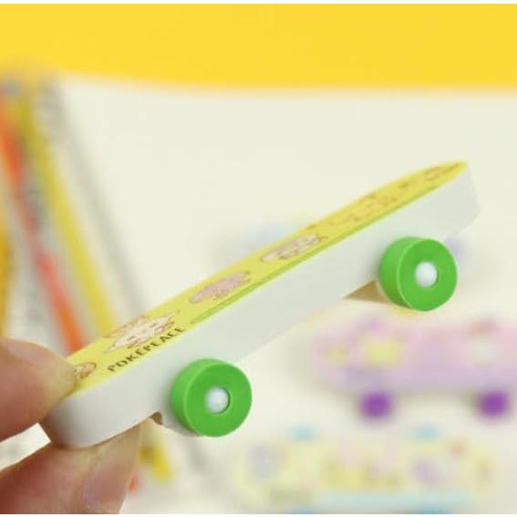 Conjunto de Gomas de Borrar Pikachu - 6 Piezas Multicolor