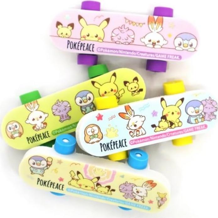 Conjunto de Gomas de Borrar Pikachu - 6 Piezas Multicolor