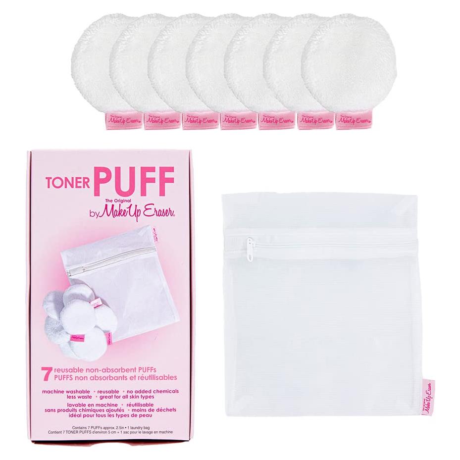 Set de 7 Puffs Reutilizables Makeup Eraser - Lavables a Máquina