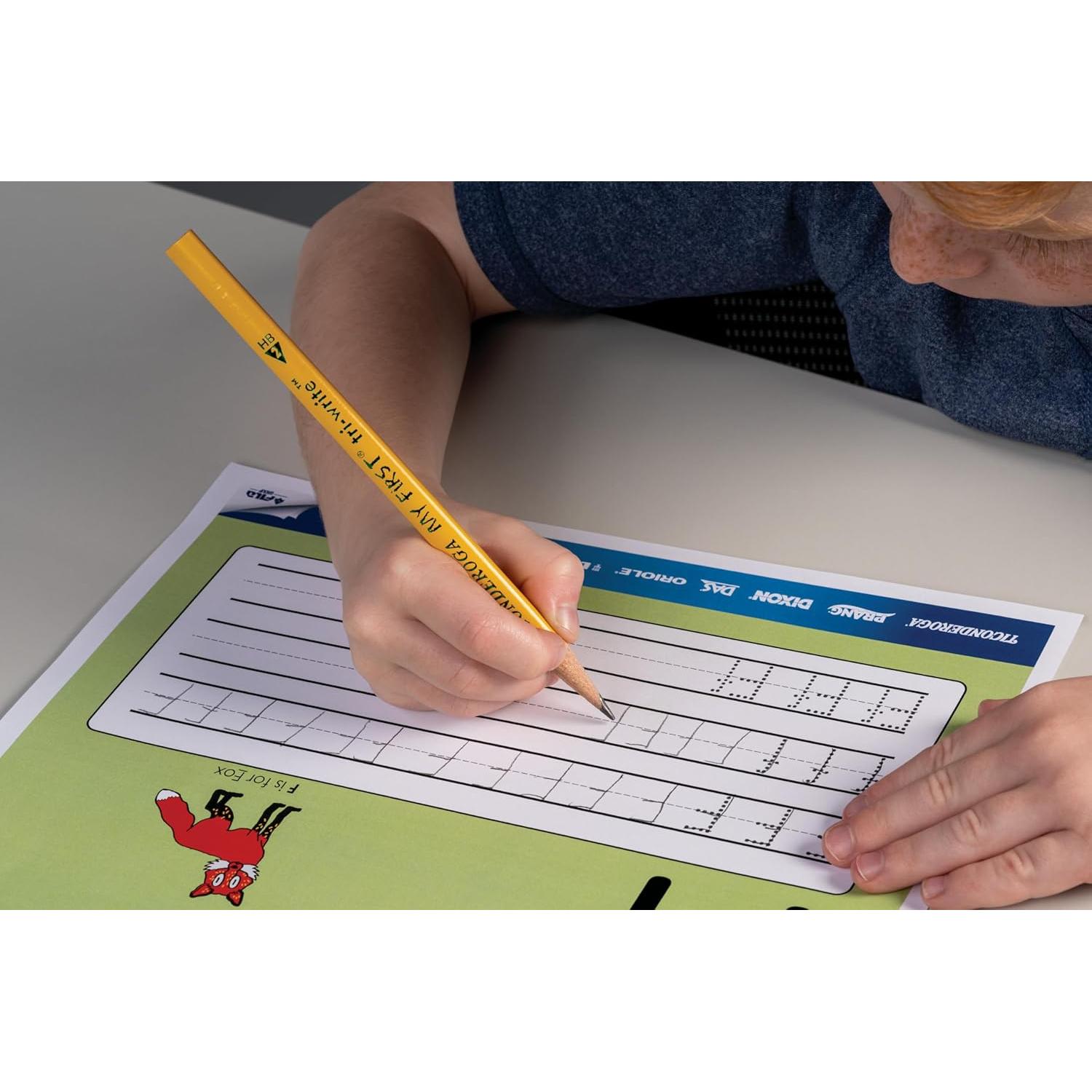 Lápiz Tri-Write Ticonderoga 36 Unidades Amarillo HB Ergonómico