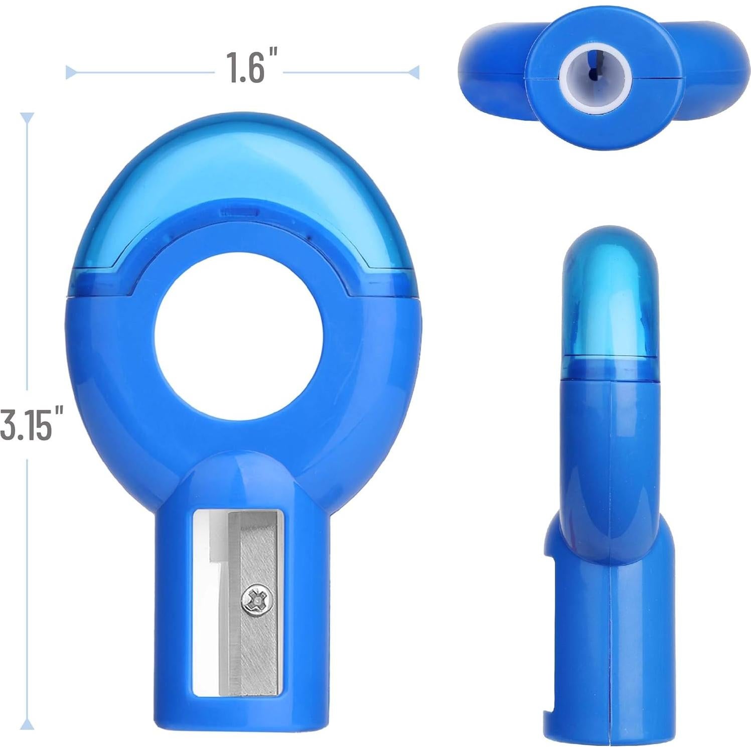 Sacapuntas y Borrador Mr. Pen, Paquete de 6, Manual, Colorido