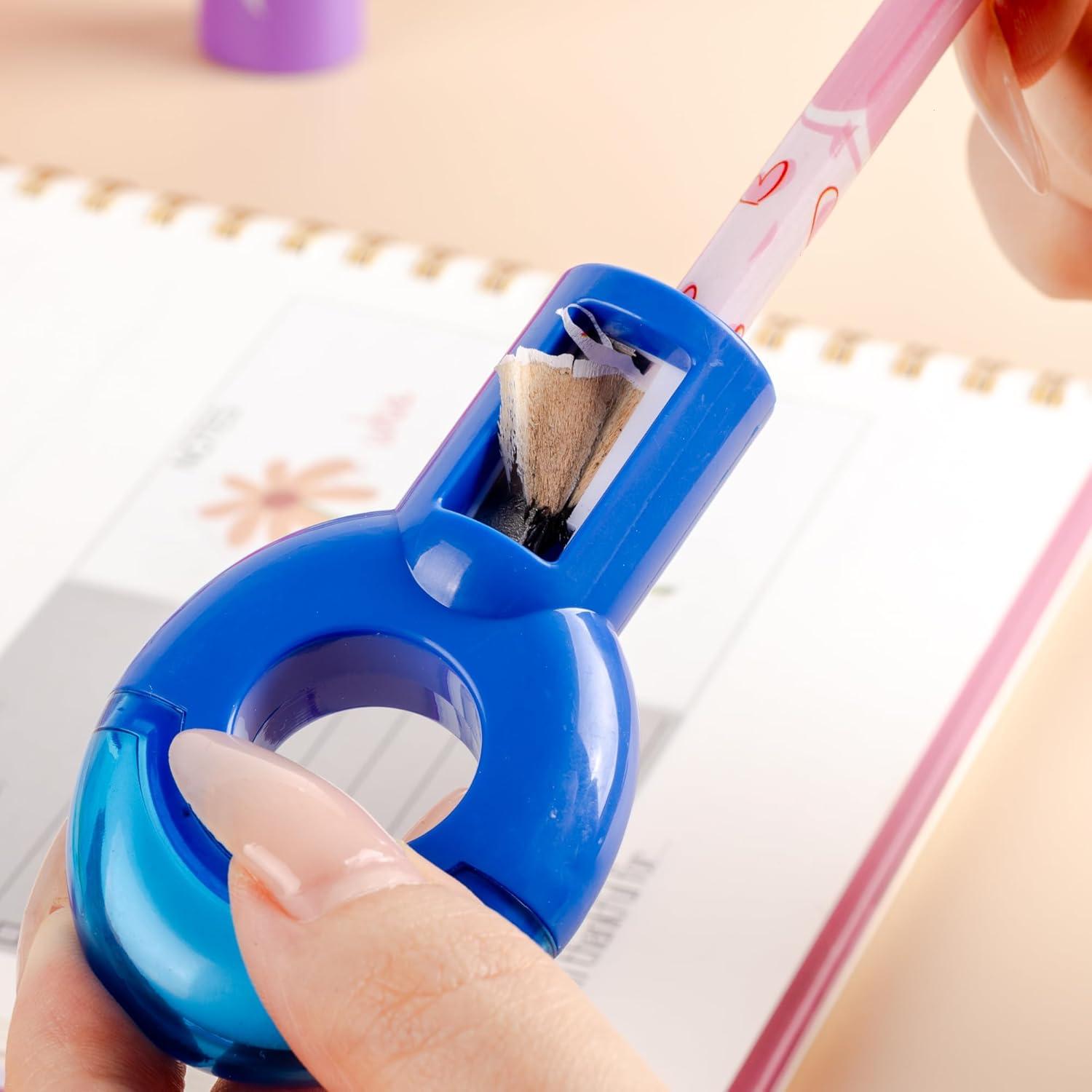 Sacapuntas y Borrador Mr. Pen, Paquete de 6, Manual, Colorido