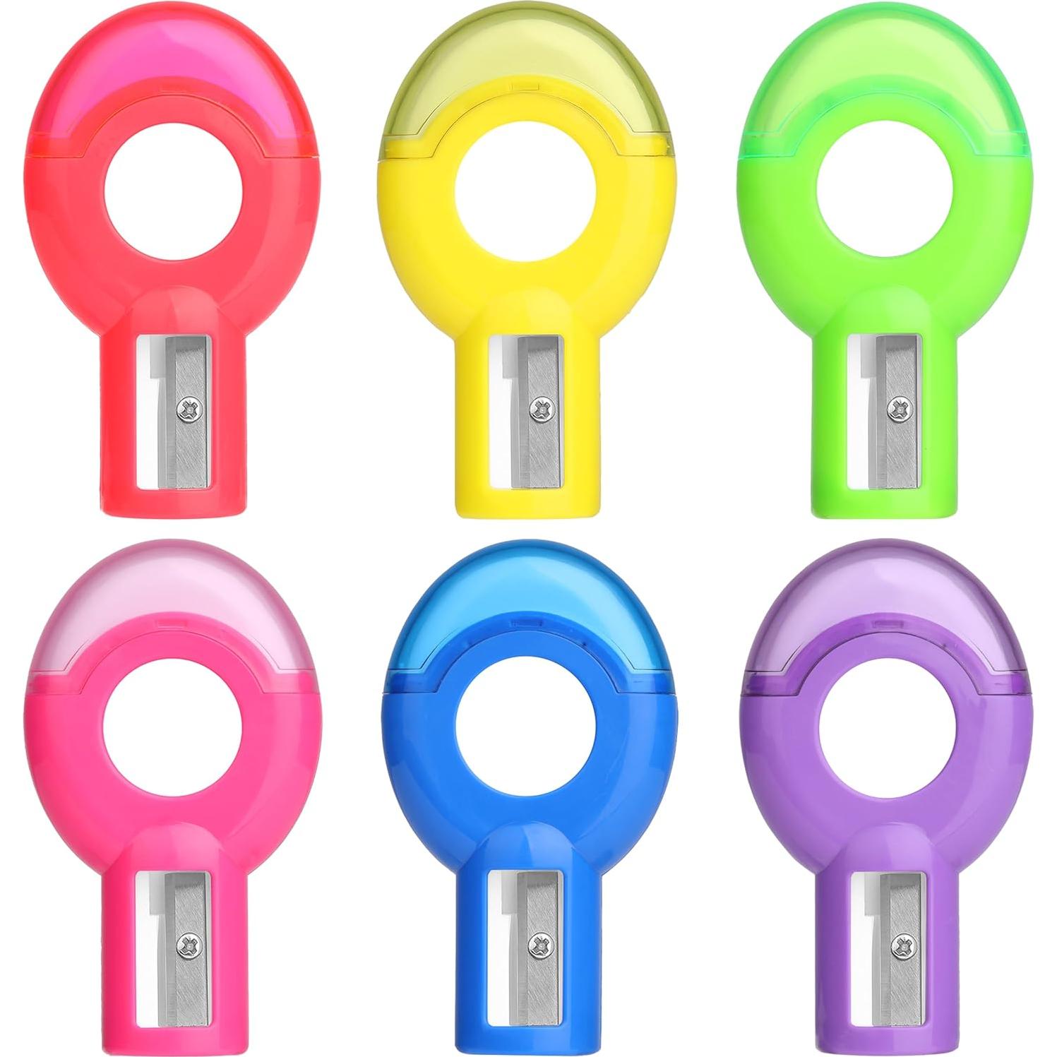 Sacapuntas y Borrador Mr. Pen, Paquete de 6, Manual, Colorido