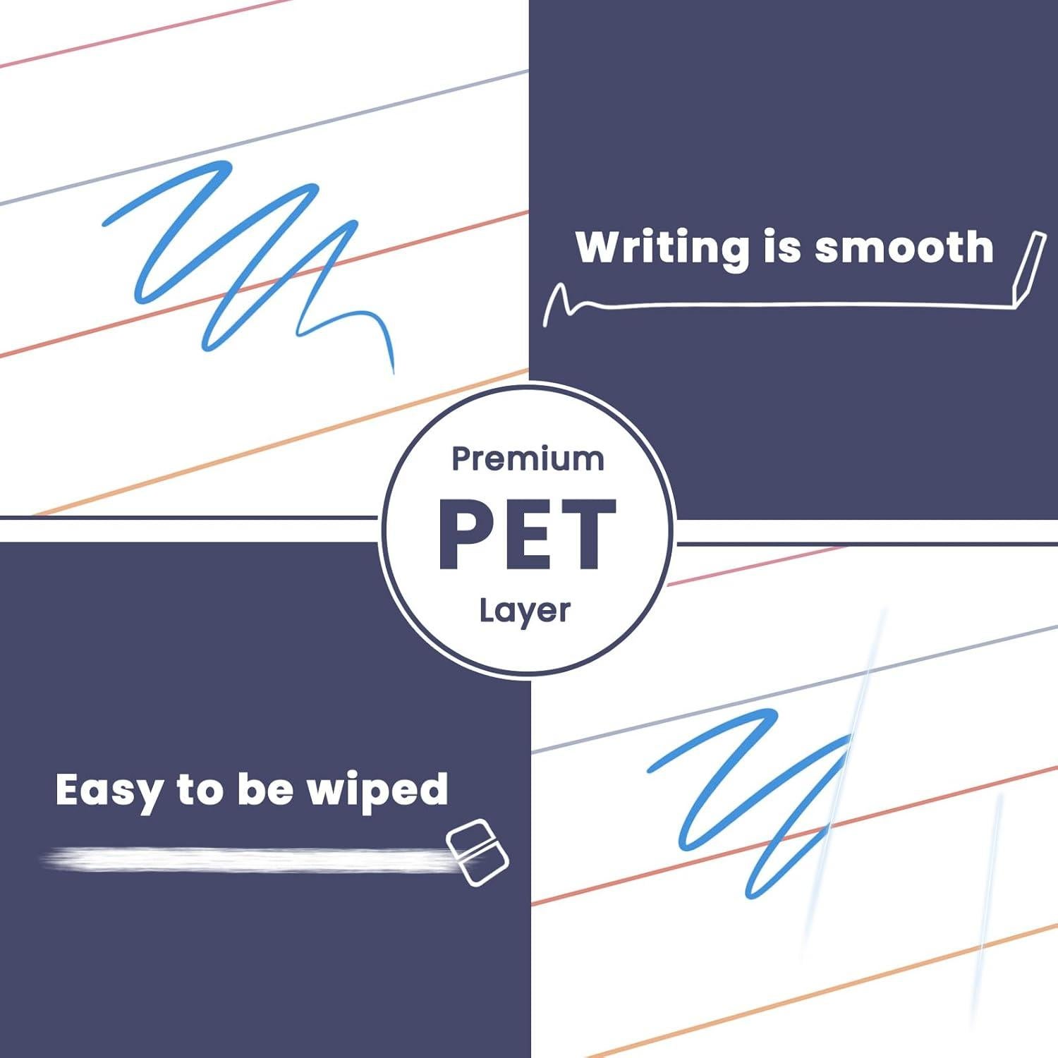 Tablero Magnético de Tareas ALEZEL 4 Piezas 10.9x22.9 cm