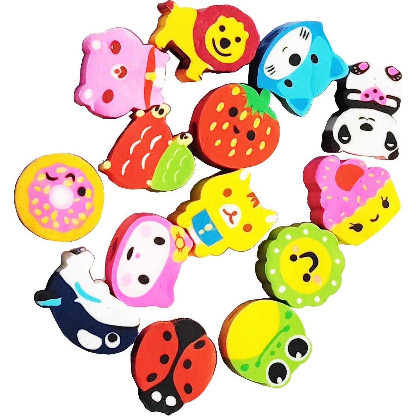 28 Lápices de Madera con Borradores de Animales Genérico