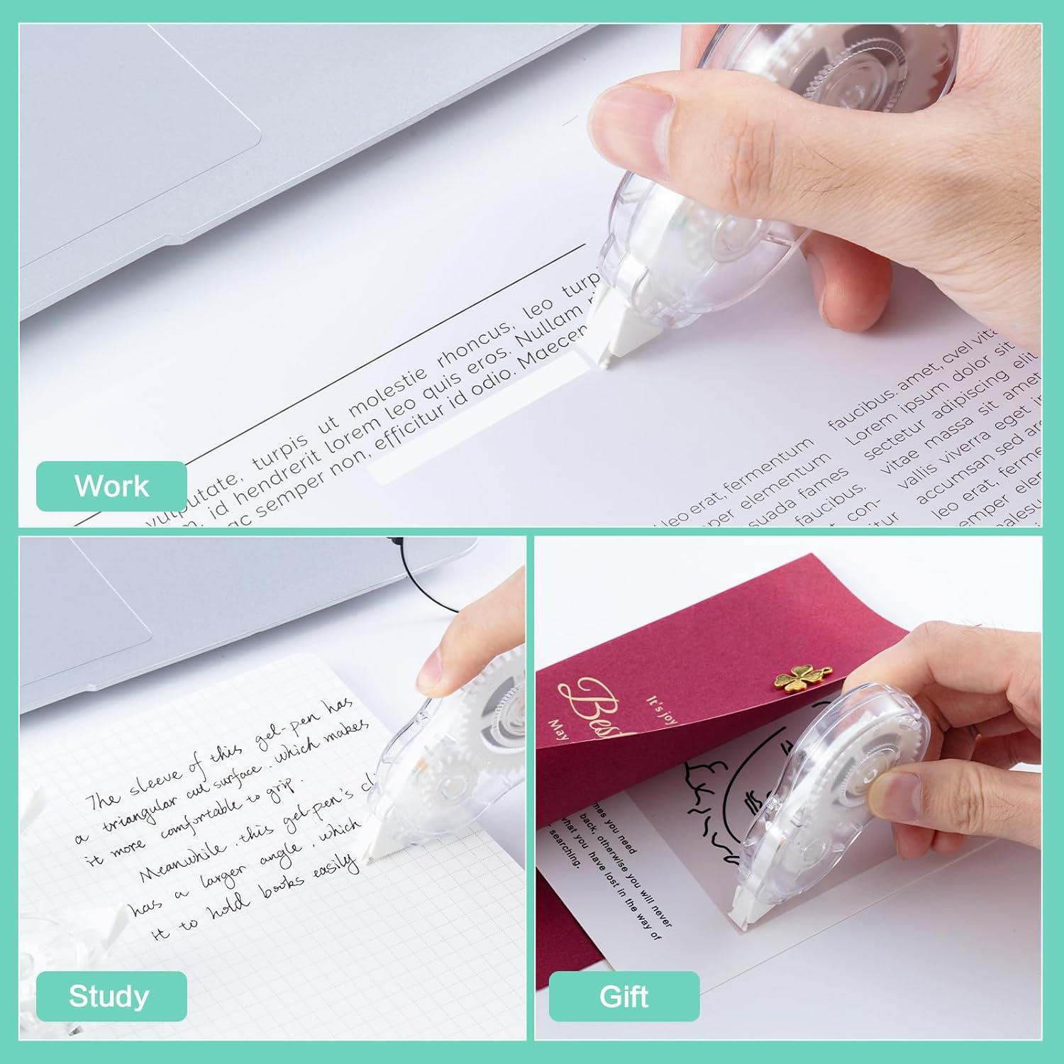 Cinta Correctora M&G 6 Piezas 72M Rápido Secado Ergonómica