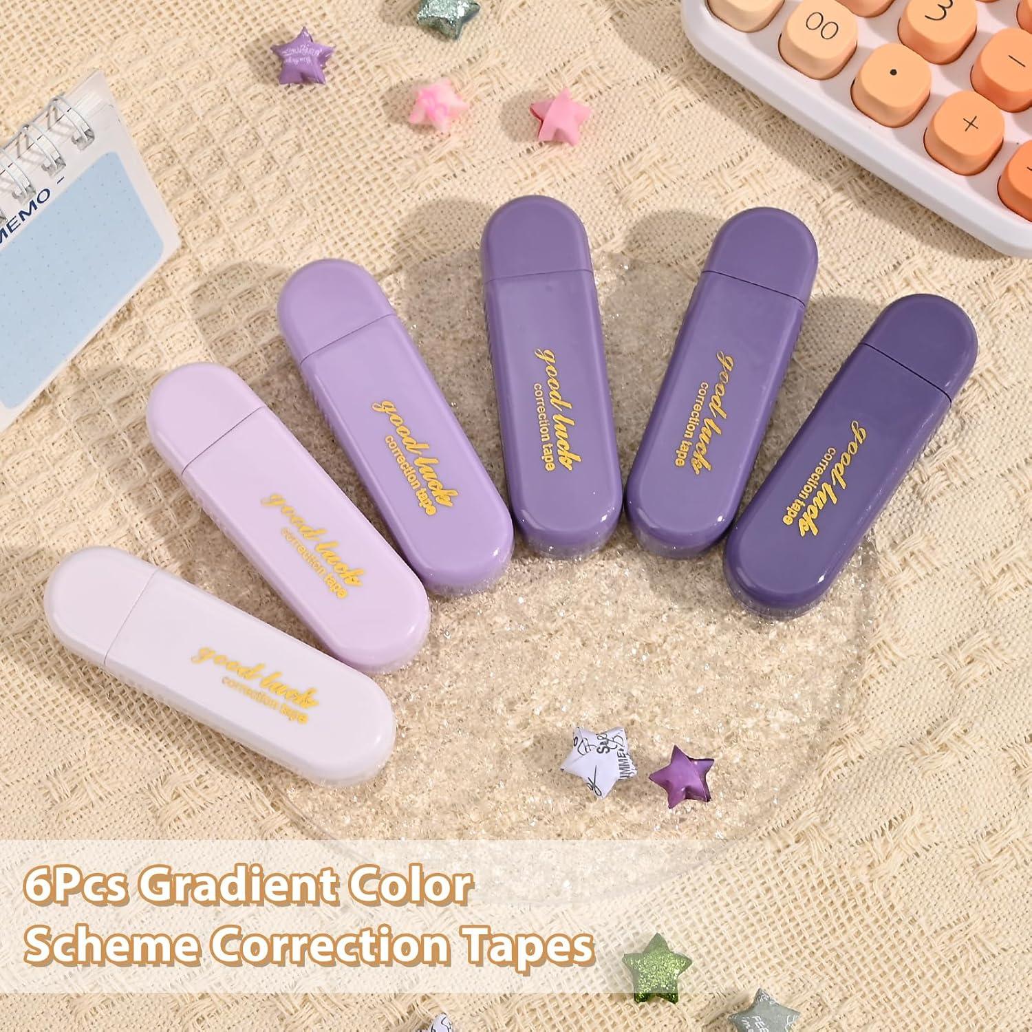 Cinta Correctora Estética Valtiner 6 Piezas Blanca 0.51 cm