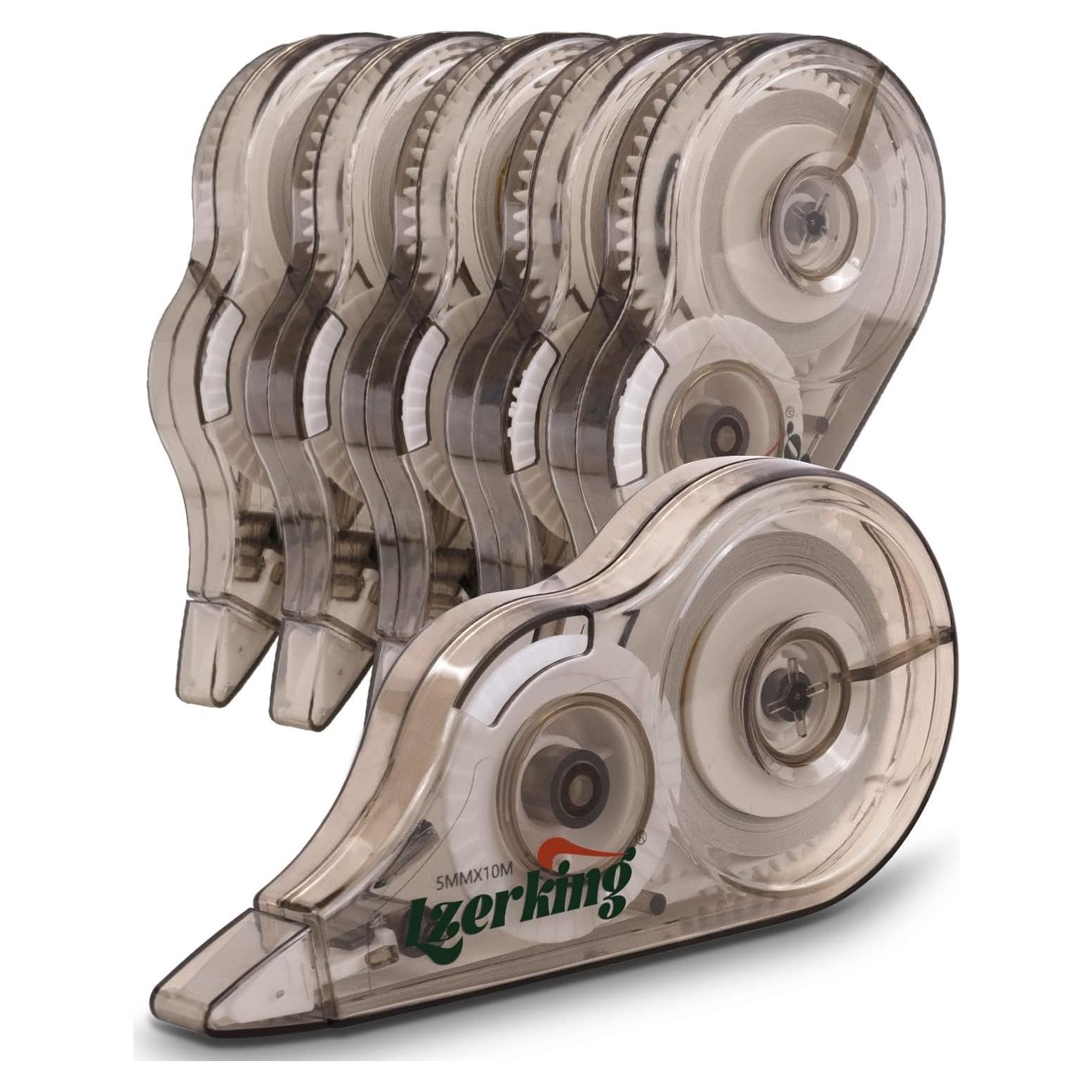 Cinta Correctora Lzerking Blanca 6 Unidades 10m 0.5cm Ancho