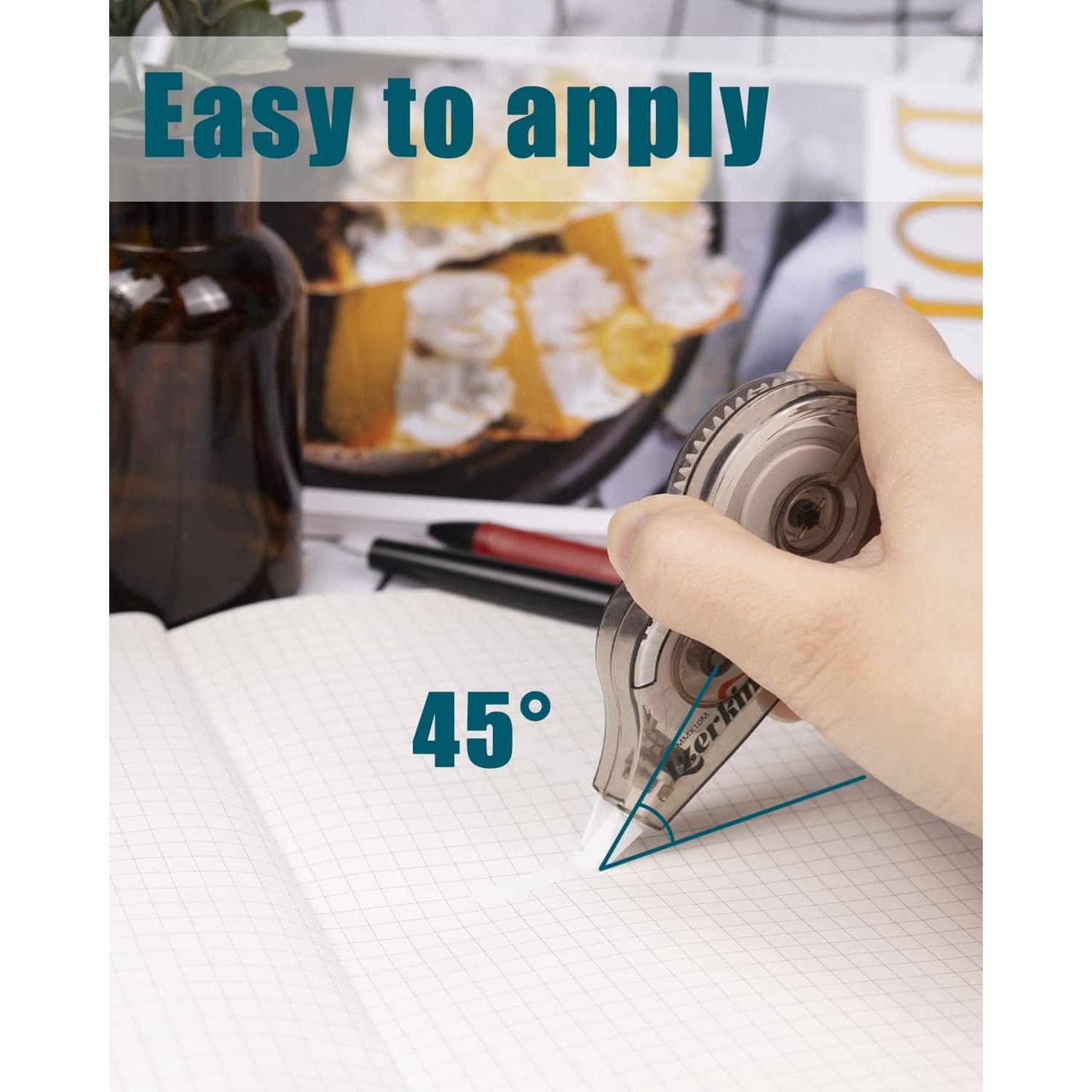 Cinta Correctora Lzerking Blanca 6 Unidades 10m 0.5cm Ancho