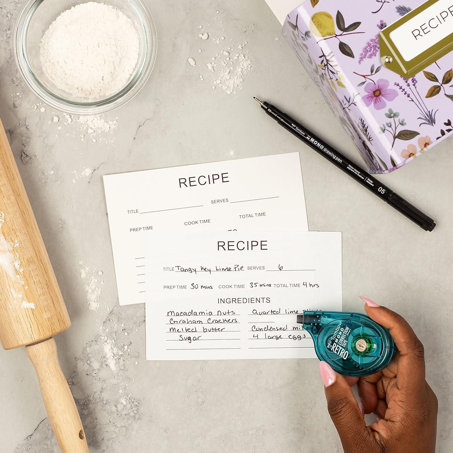 Cinta de Corrección Tombow 68723, 10 Unidades, Colores Variados