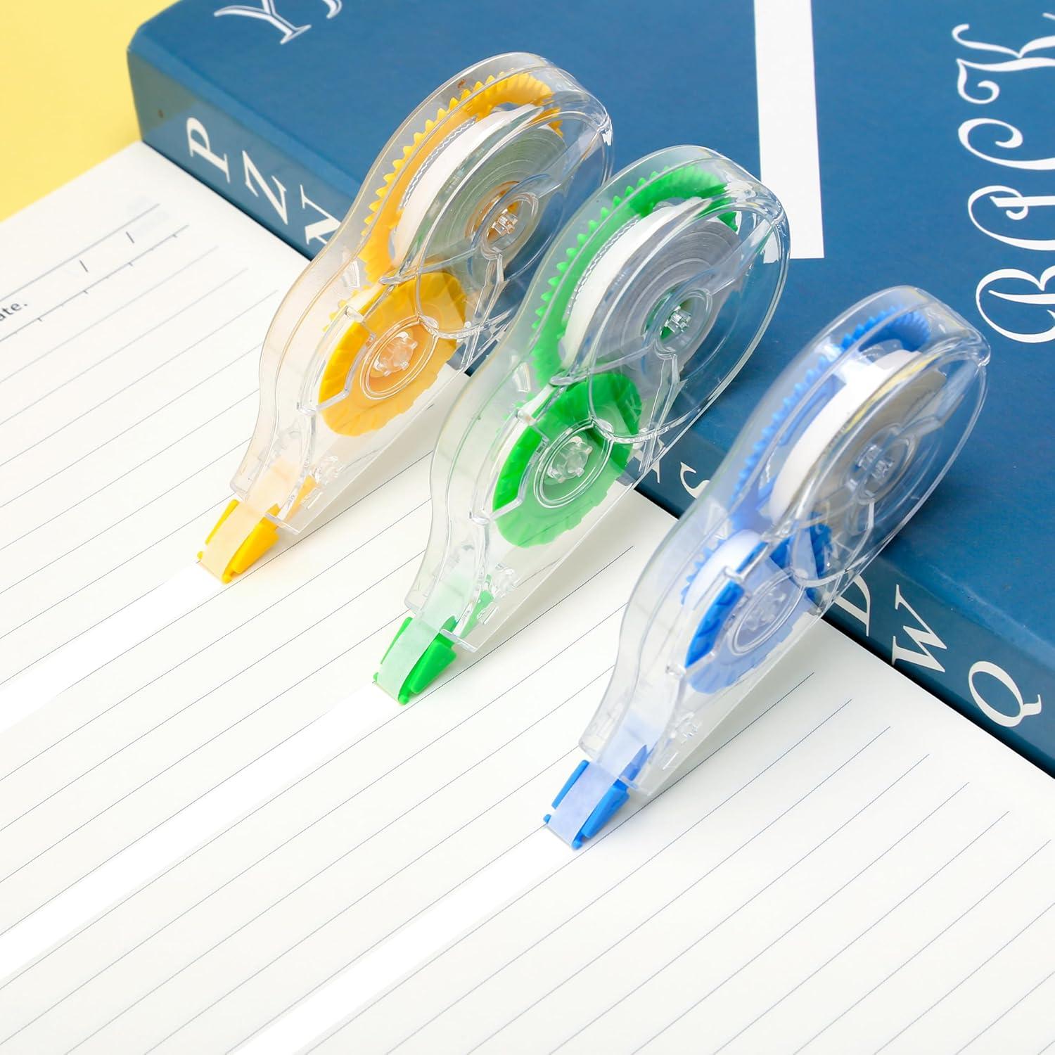 Cinta Correctora Blanca Jovanssen 12 Metros - Paquete de 12