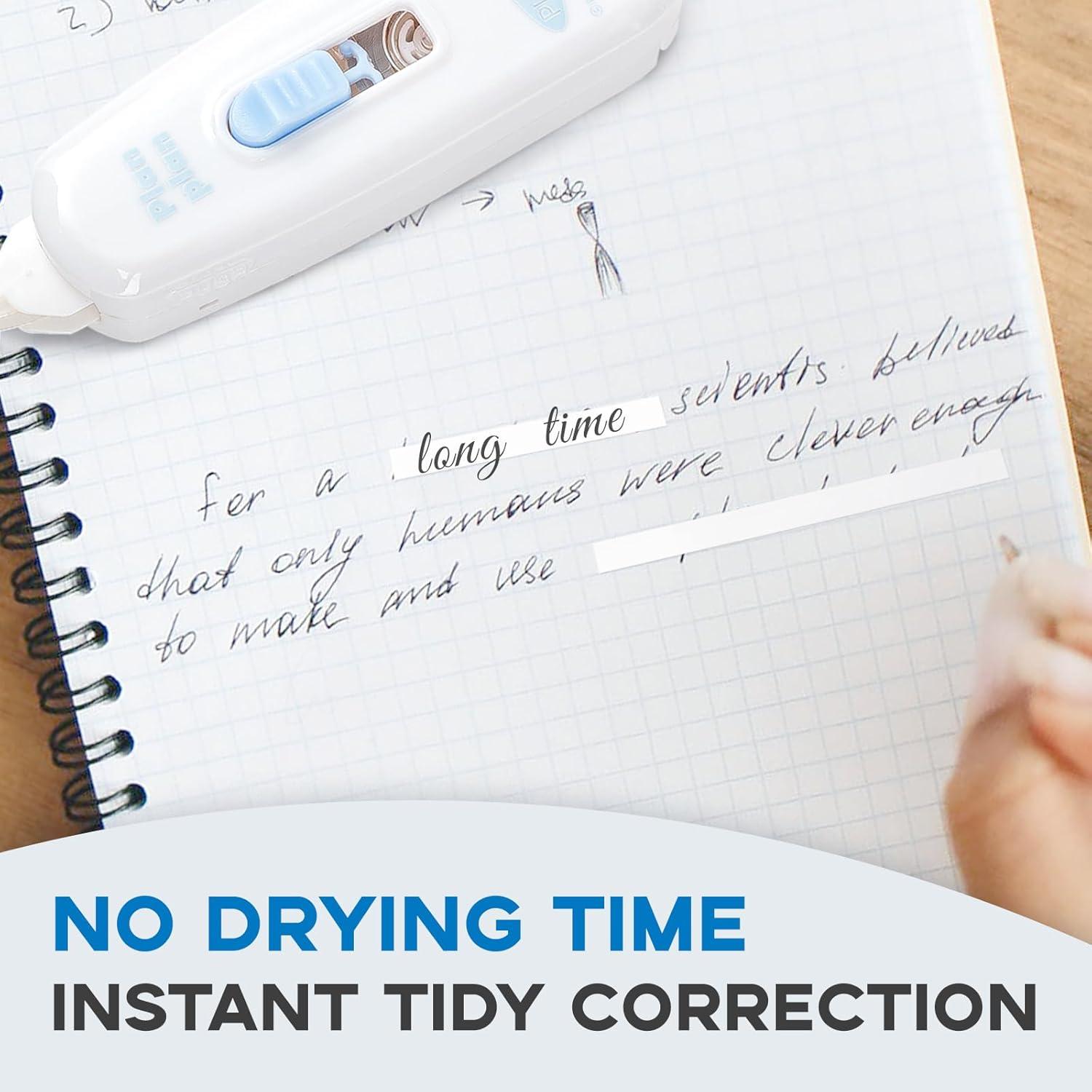 Cinta Correctora Retráctil Goefun 4 Pcs 5mm x 5m Blanca