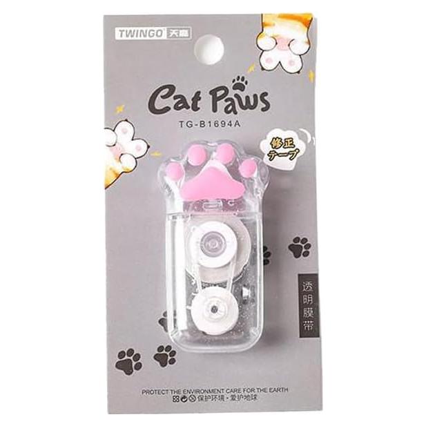 Cinta Correctora ADOVZ Cartoon Gato Transparente 6m 5mm