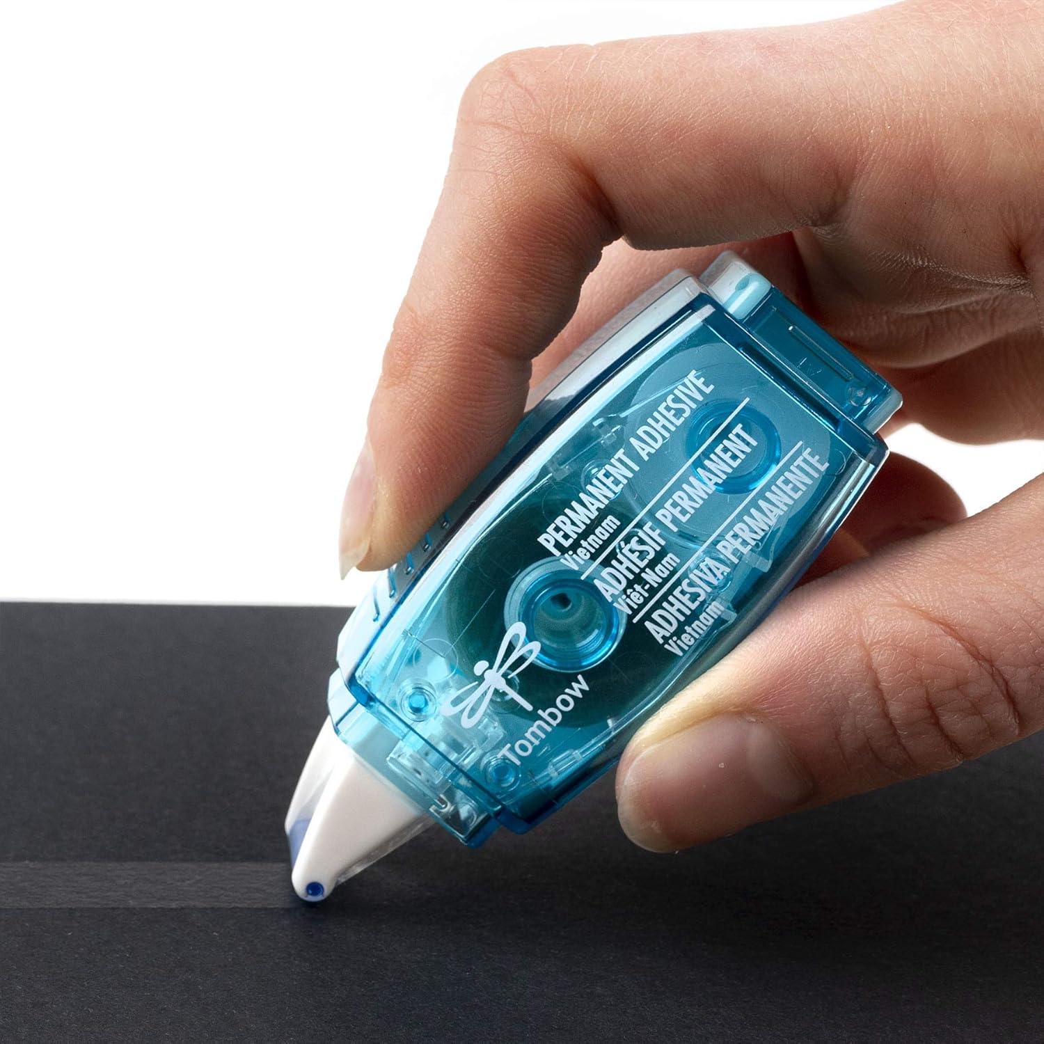 Cinta de Pegamento Mini Tombow 62140, Paquete de 3 Aplicadores