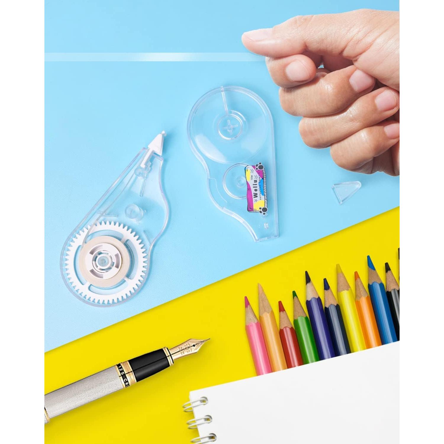 Cinta Correctora WeLiu 12-Pack 0.42 cm x 10 m