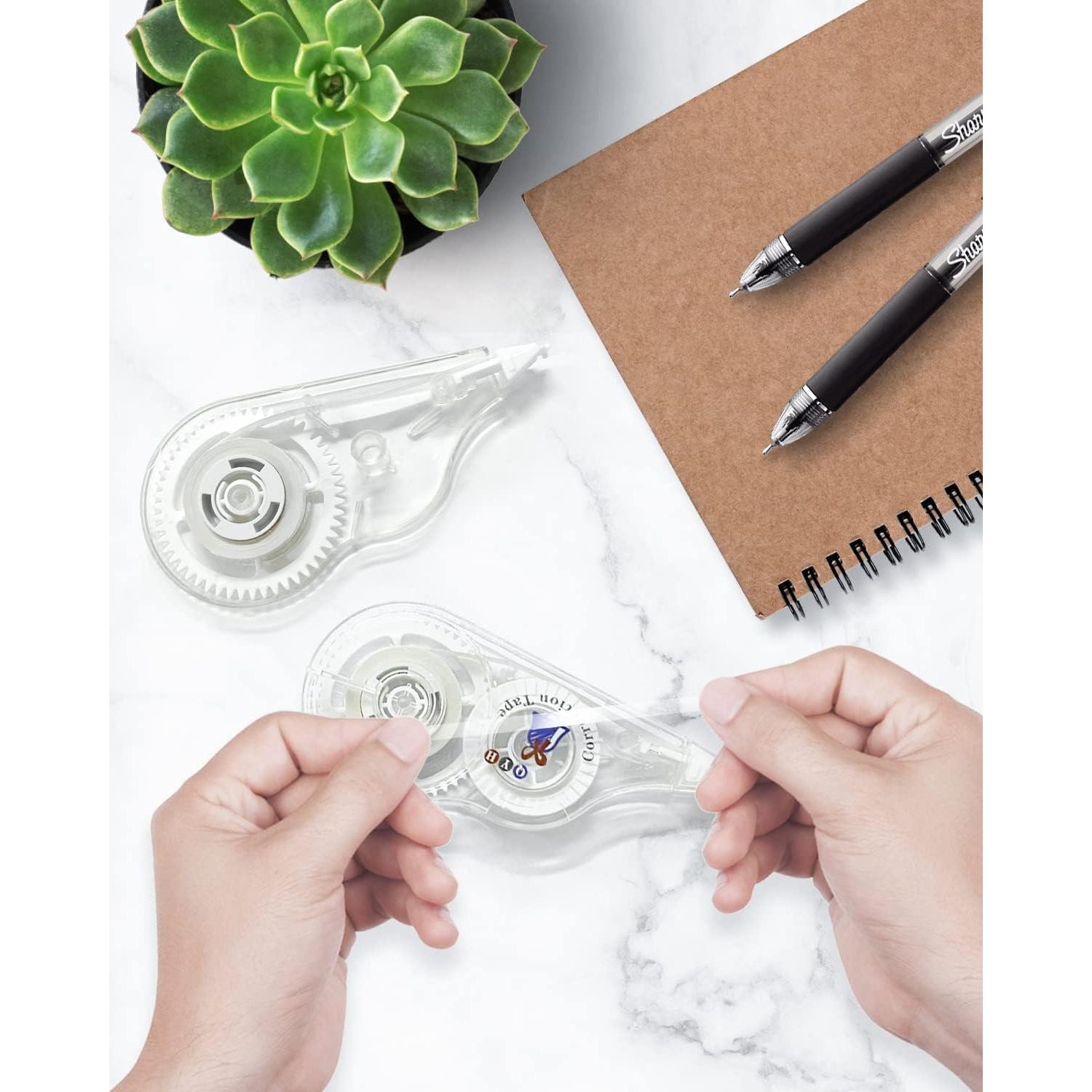 Cinta Correctora Blanca QYH 16 Cintas 5mm x 10m