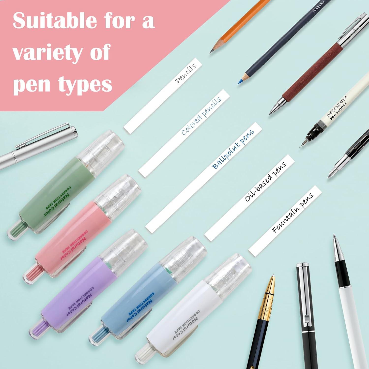 Cinta Correctora Blanca OT-NVWOZR 5 Piezas 6m x 5mm