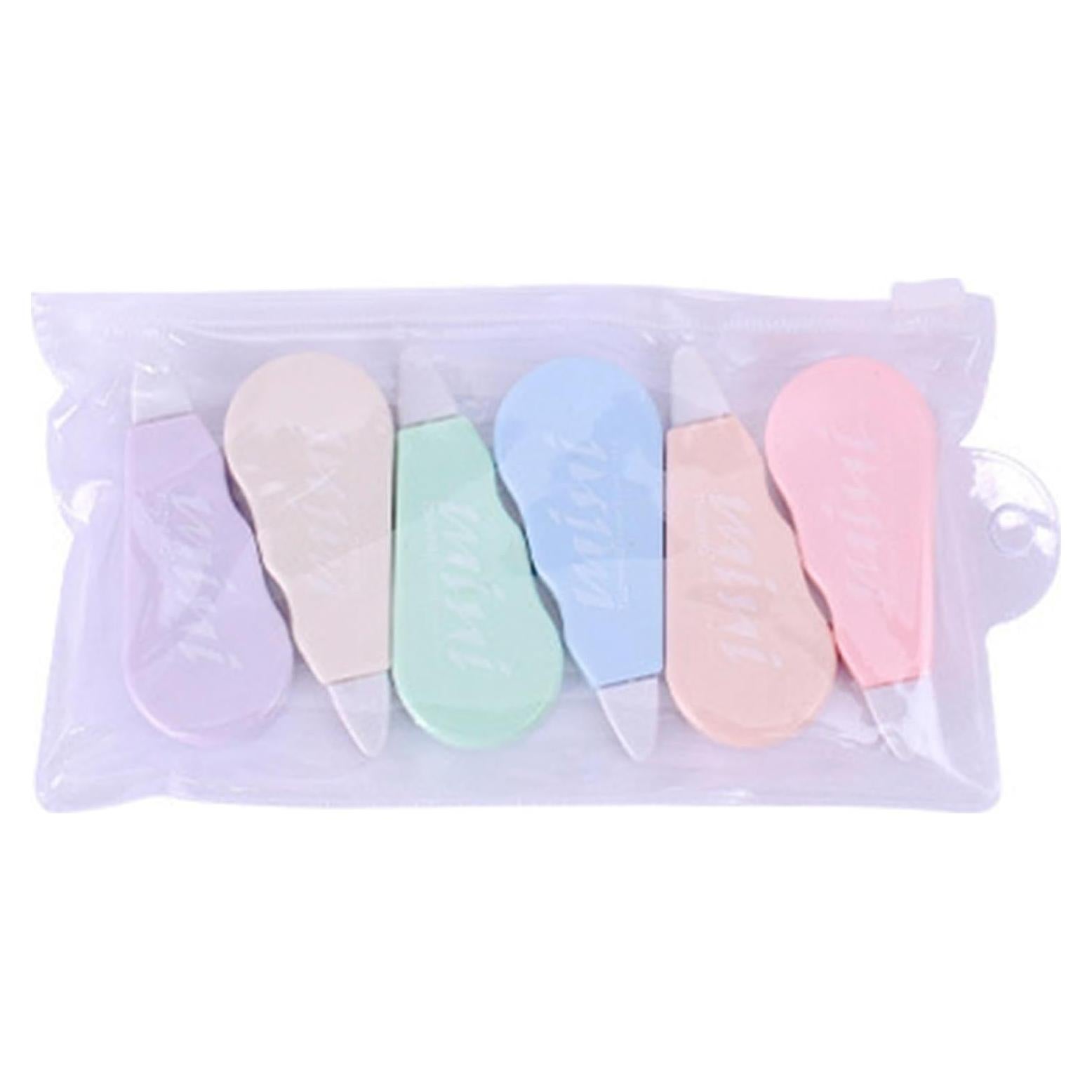 TOLUON 6 Pcs Correction Tape,Mini Sweet Correction Tape,Cute Kawaii Macaron Color Correction Tape,Portable Smooth Gears Easy Coverage Correction Tape, School Office Stationery Supplies Multicolor