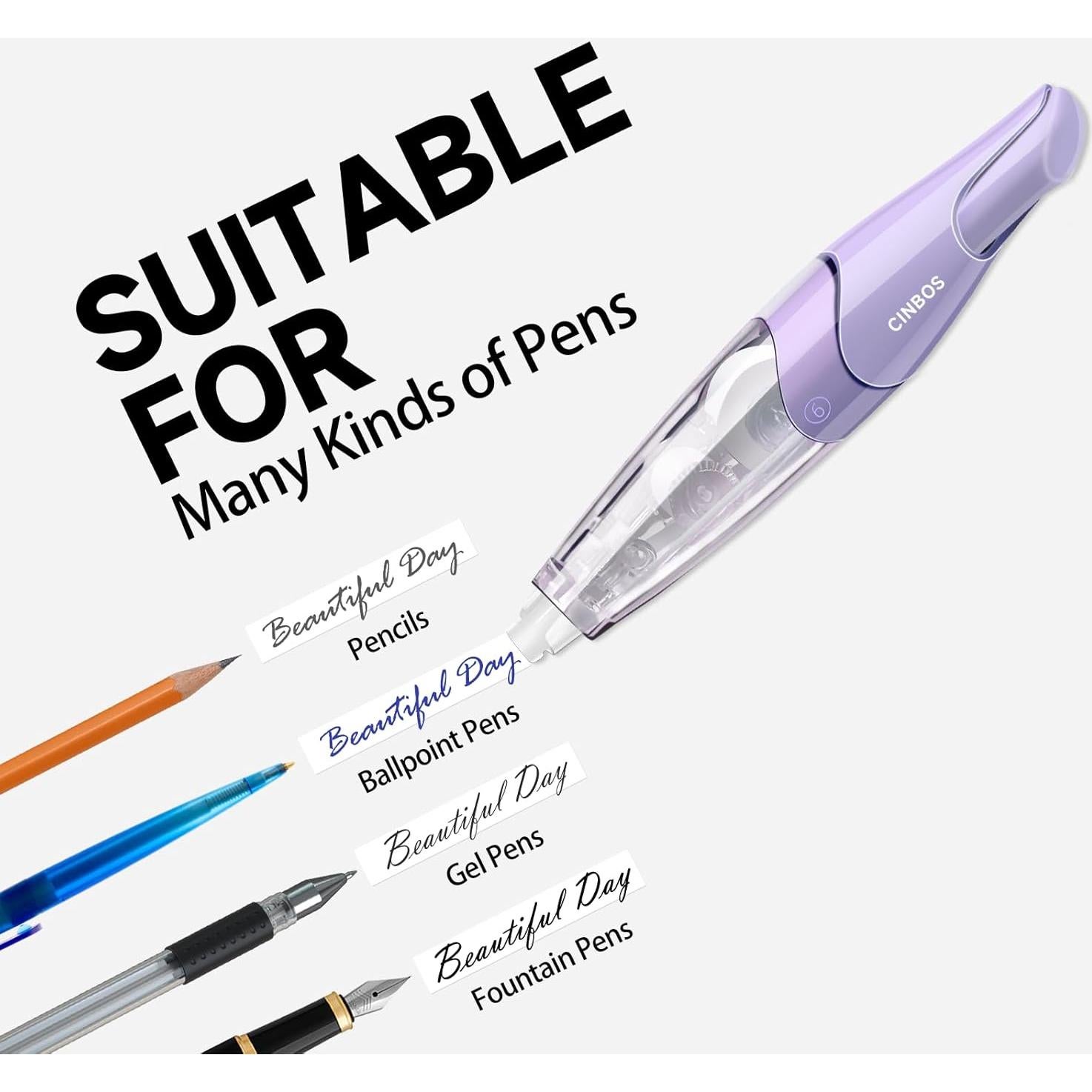 Cinta Correctora Retráctil Recargable CINBOS CS-26 Blanca 4 PCS