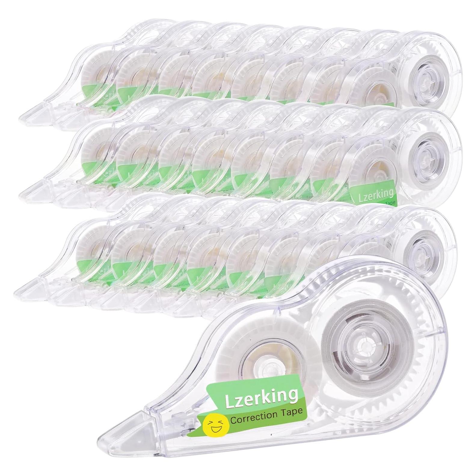 Cinta Correctora Lzerking Blanca 32 Unidades 1.27 cm x 10 m